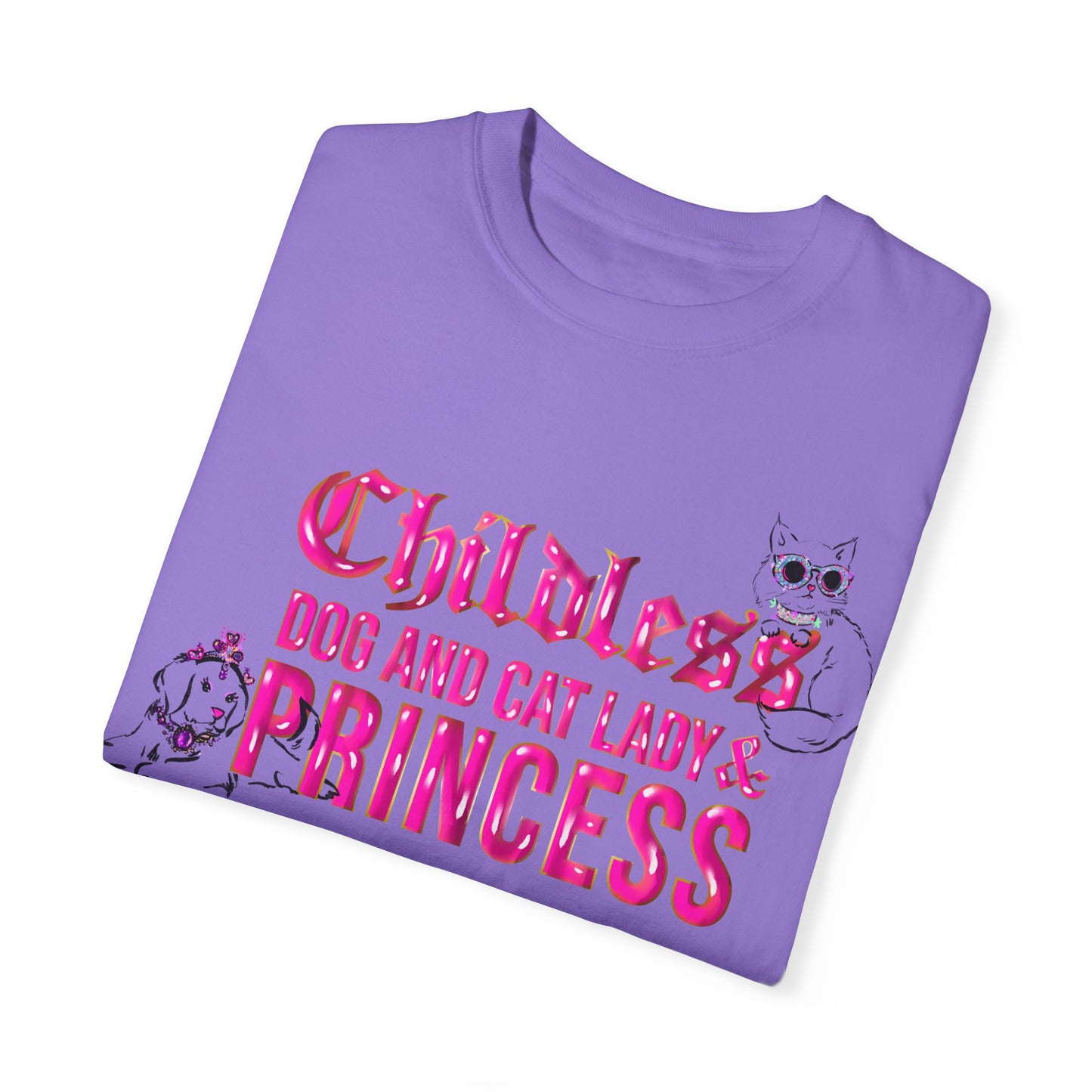 Childless, Childfree, Kamala Harris 2024 Shirt, Cat Dog Mom gifts, princess, Feminist Shirt, Dog Mom Shirt, cat and dog mom Kamala Shirt