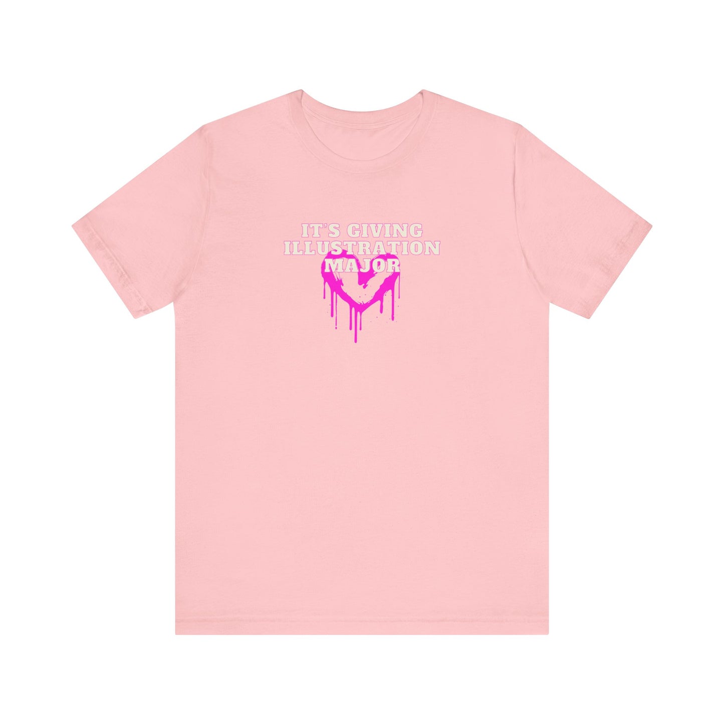 its giving illustration major, art major, art lover, illustrator, Jersey Short Sleeve Tee