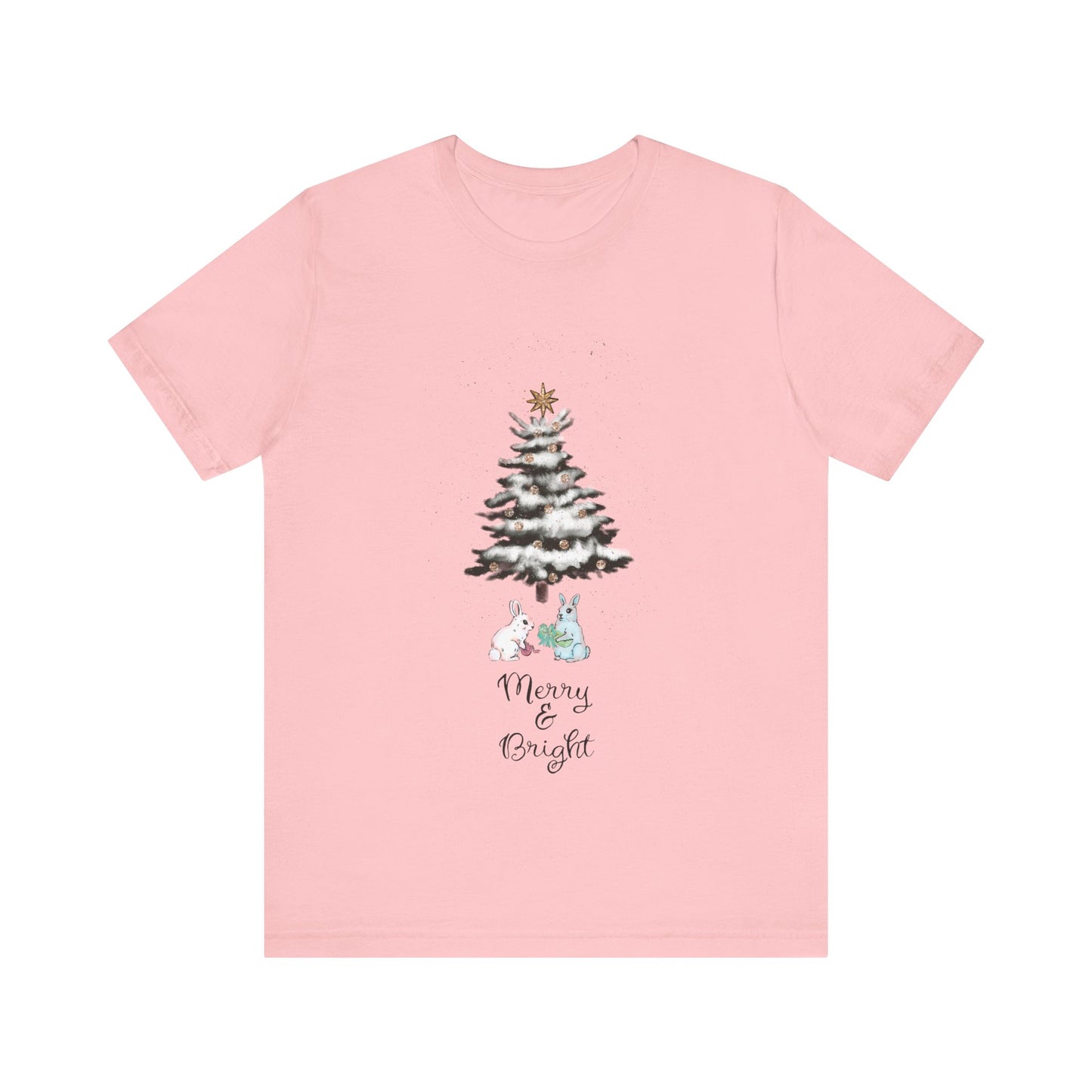 Merry and Bright, Womens Christmas tee, Christmas shirt, Christmas Pajamas Women, Holiday Sweater For Women, Christmas tshirt
