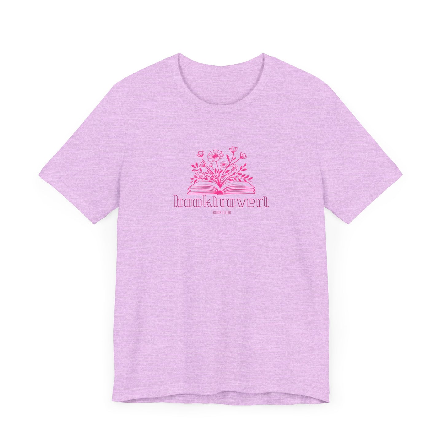 Booktrovert, introvert, book lover, gift for book girlies, Jersey Short Sleeve Tee