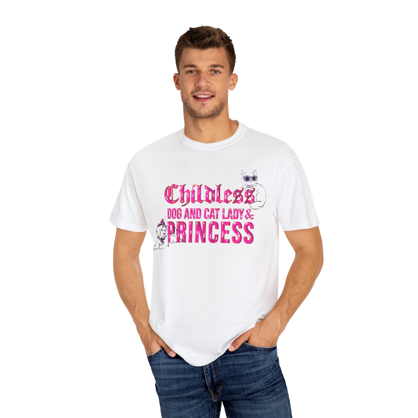 Childless, Childfree, Kamala Harris 2024 Shirt, Cat Dog Mom gifts, princess, Feminist Shirt, Dog Mom Shirt, cat and dog mom Kamala Shirt