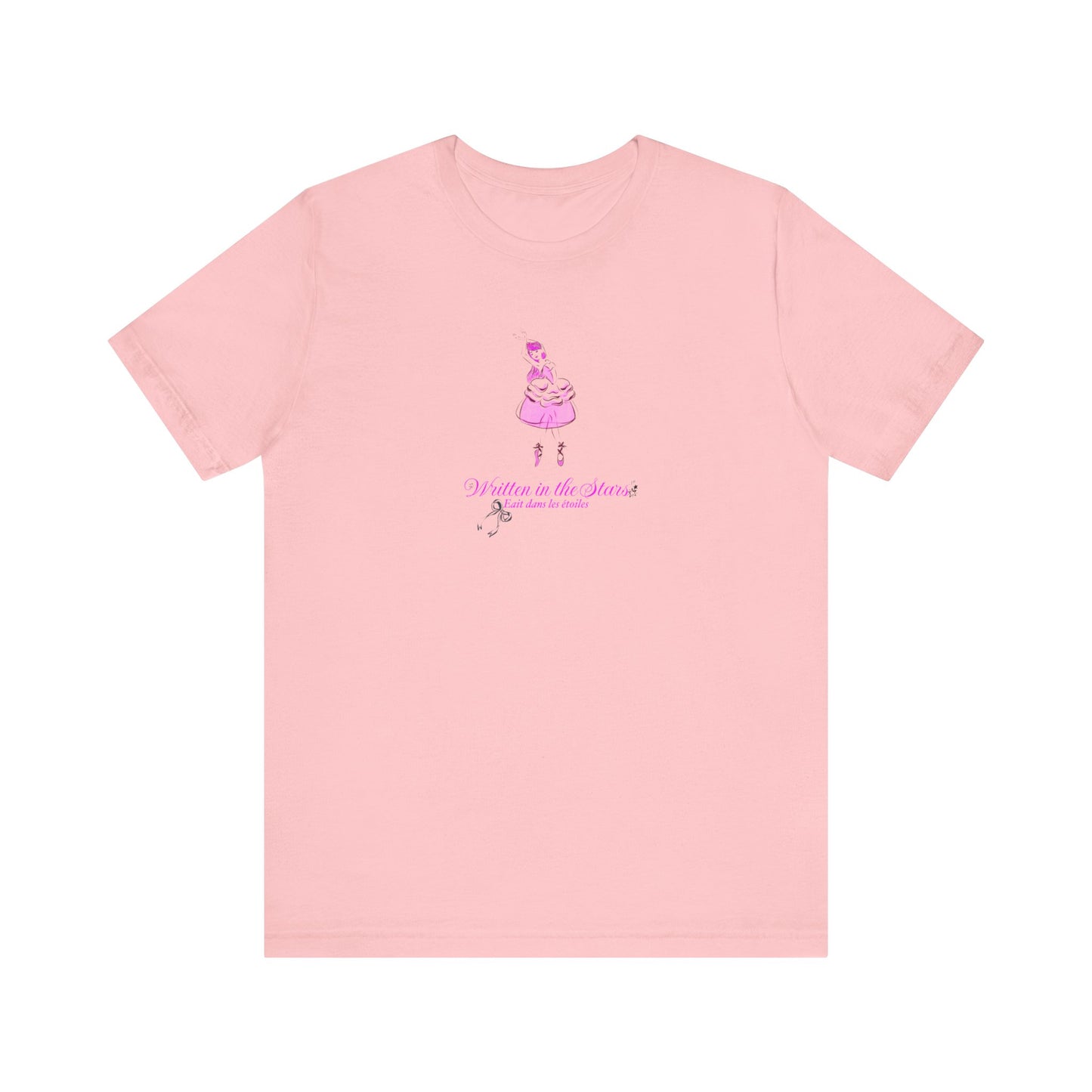 Written in the Stars, french, Astrology, Zodiac Shirt, Crescent Moon, balletcore, Spiritual Shirt, ballerina, Astrology Tee