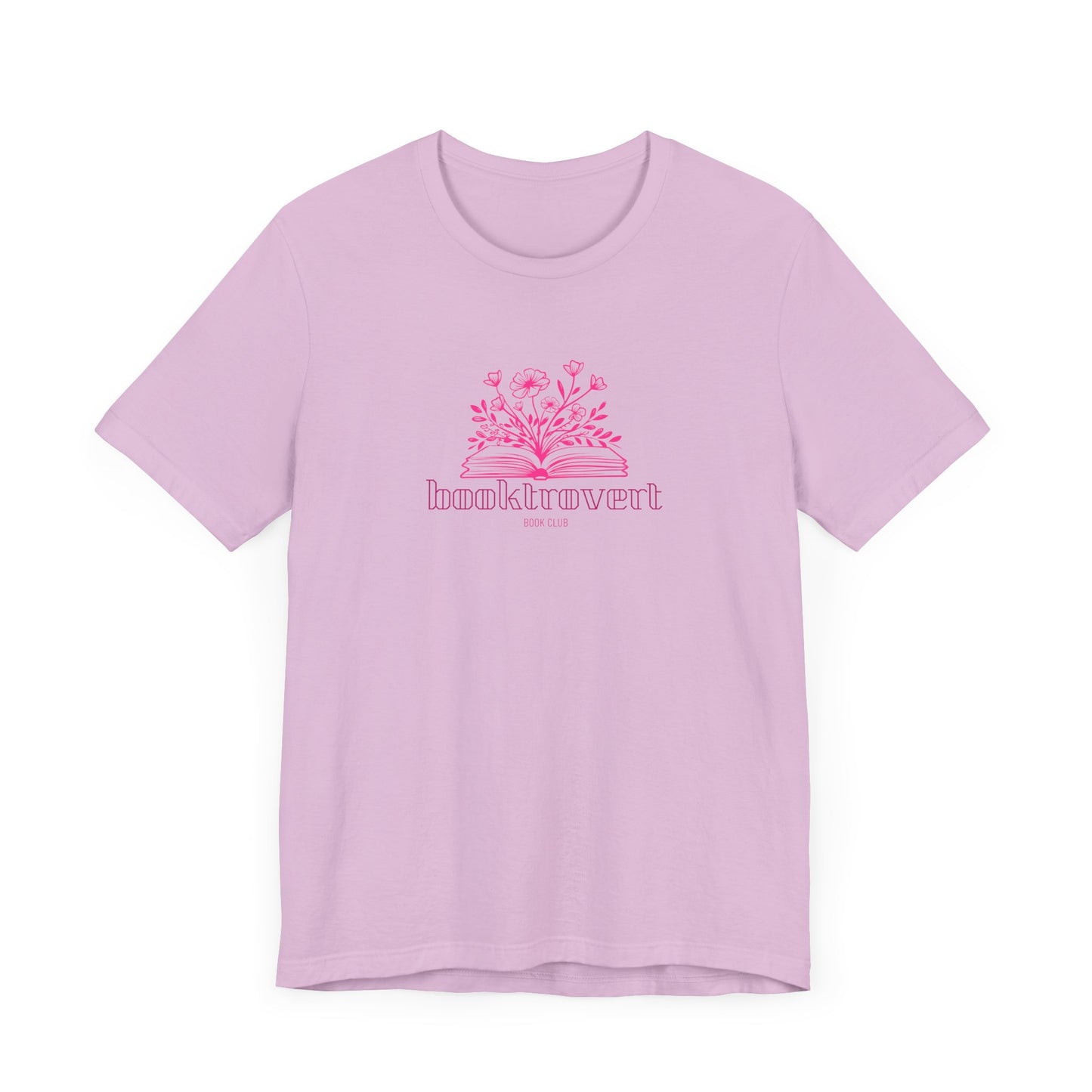 Booktrovert, introvert, book lover, gift for book girlies, Jersey Short Sleeve Tee