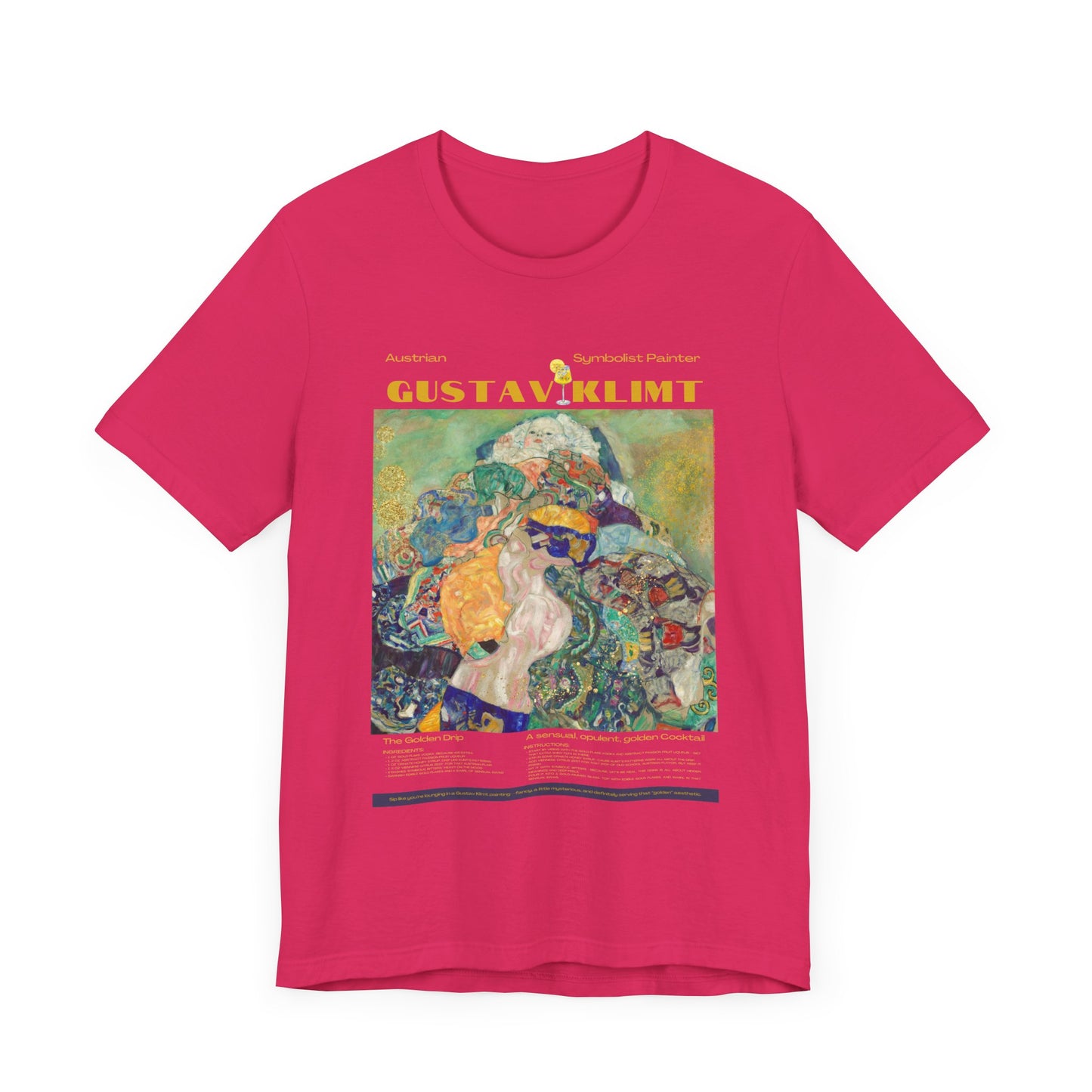 Gustav Klimt, art lover, art collector, austrian artist, Jersey Short Sleeve Tee