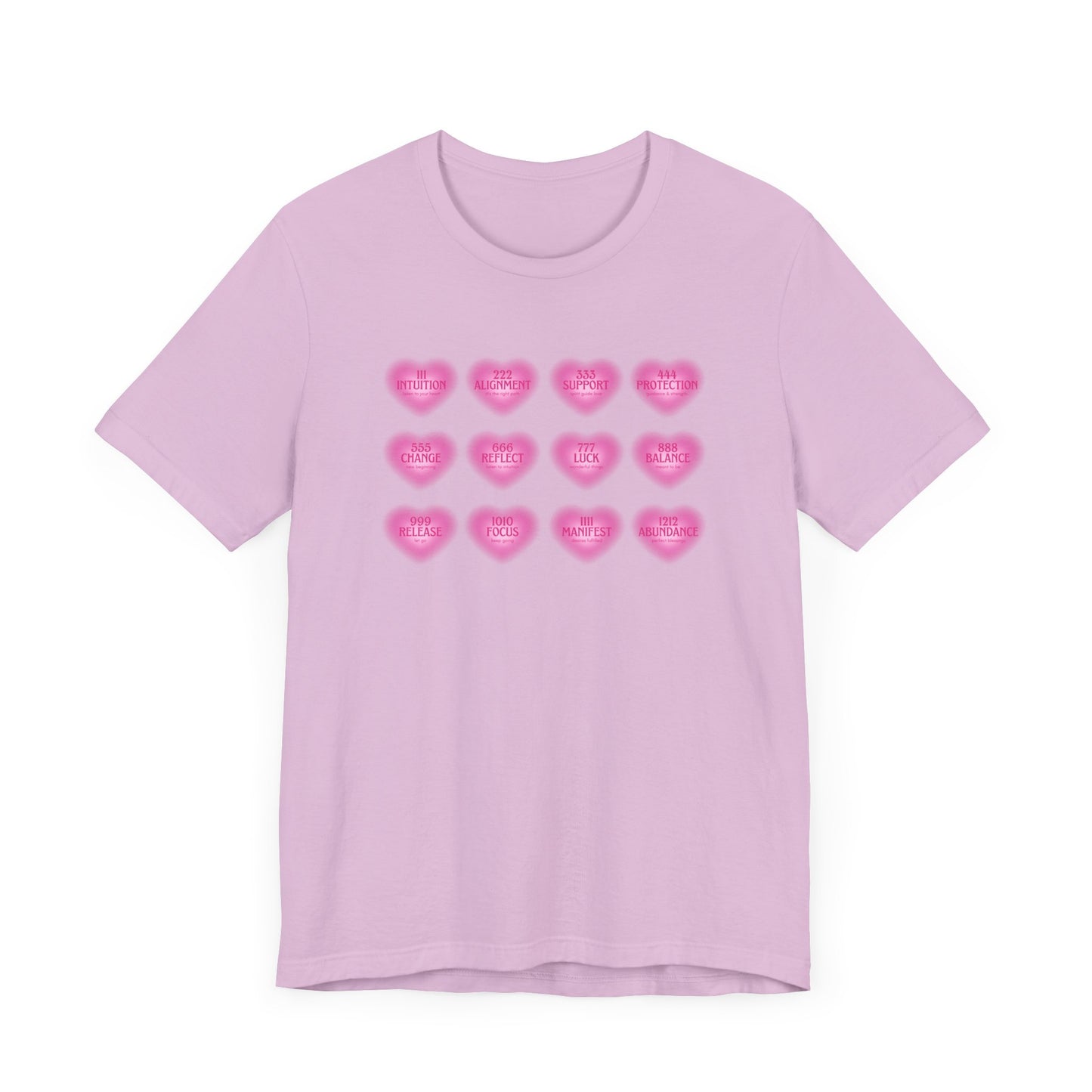 Angel numbers, angel number chart, blessings, Jersey Short Sleeve Tee