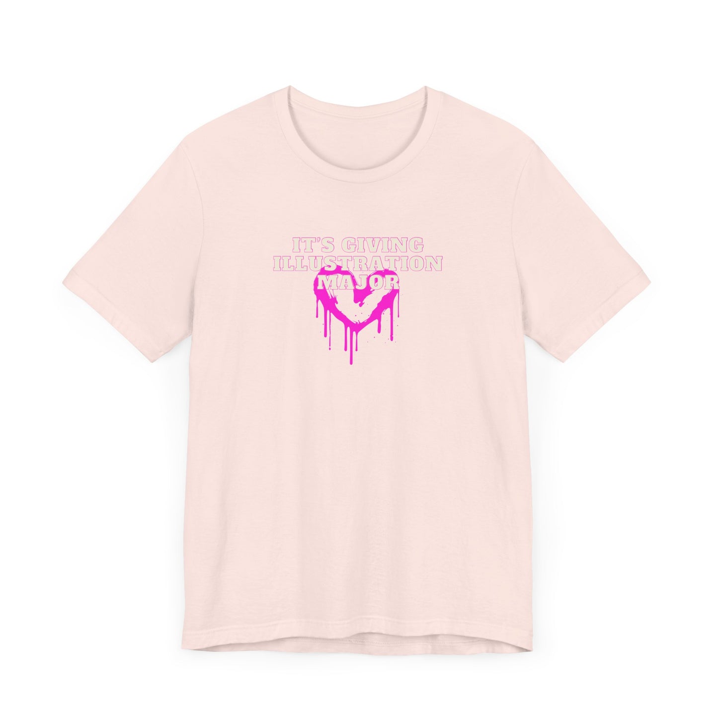 its giving illustration major, art major, art lover, illustrator, Jersey Short Sleeve Tee