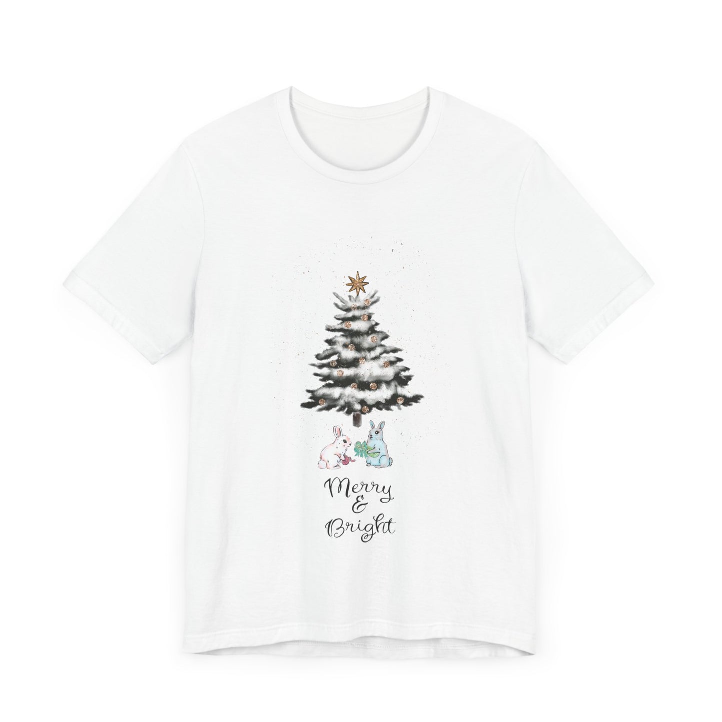 Merry and Bright, Womens Christmas tee, Christmas shirt, Christmas Pajamas Women, Holiday Sweater For Women, Christmas tshirt