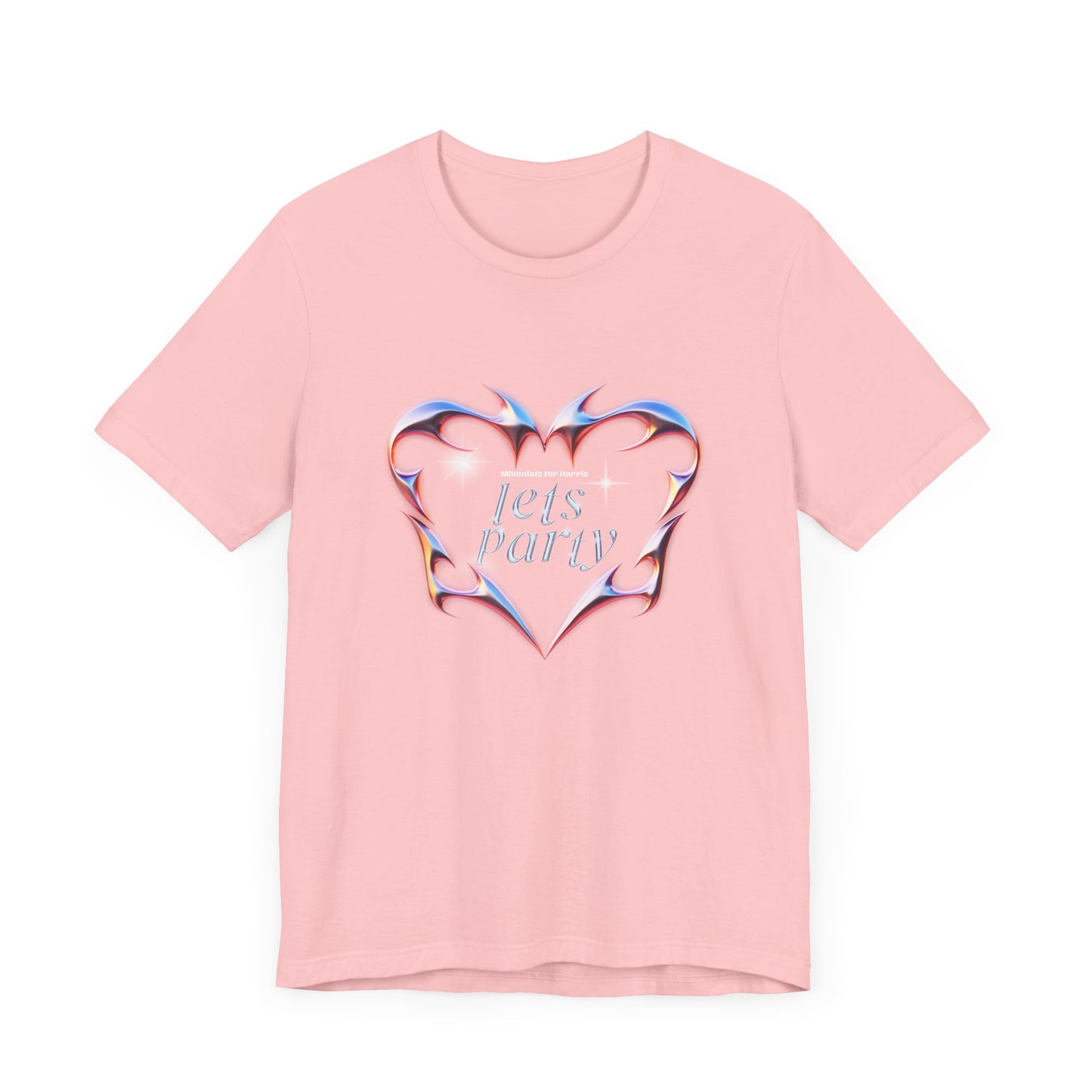 Graphic T-Shirt, Millennial Let's Party Kamala Harris Unisex Tee, Election Campaign, Vote for Kamala, Political Activism Shirt, Harris