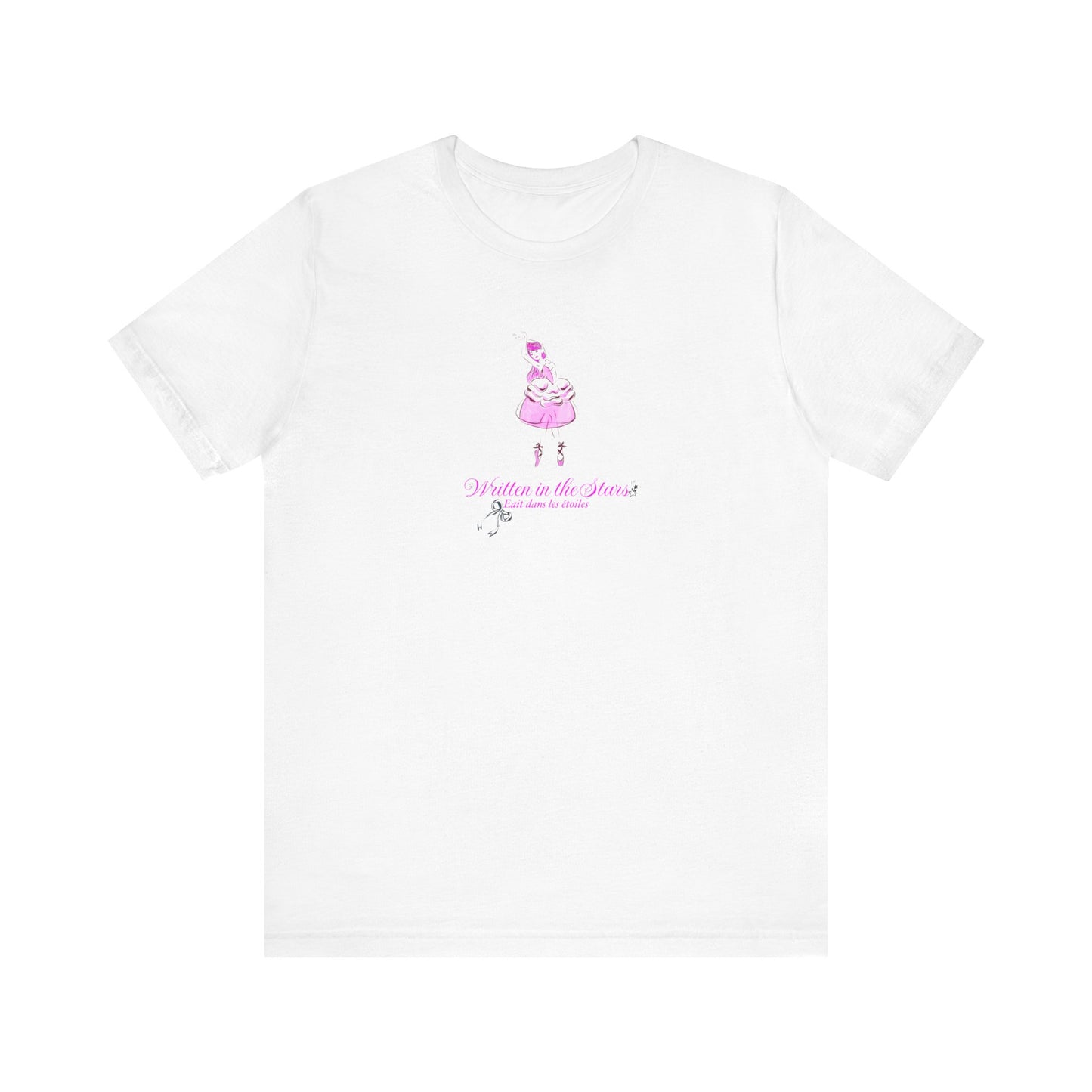 Written in the Stars, french, Astrology, Zodiac Shirt, Crescent Moon, balletcore, Spiritual Shirt, ballerina, Astrology Tee
