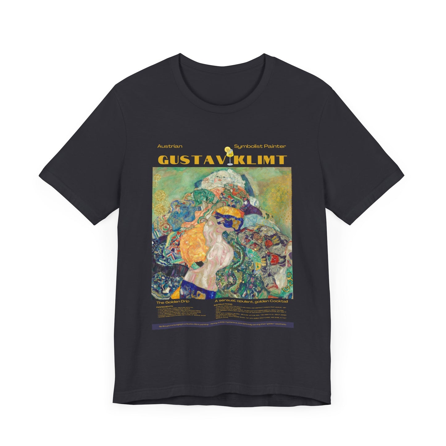 Gustav Klimt, art lover, art collector, austrian artist, Jersey Short Sleeve Tee