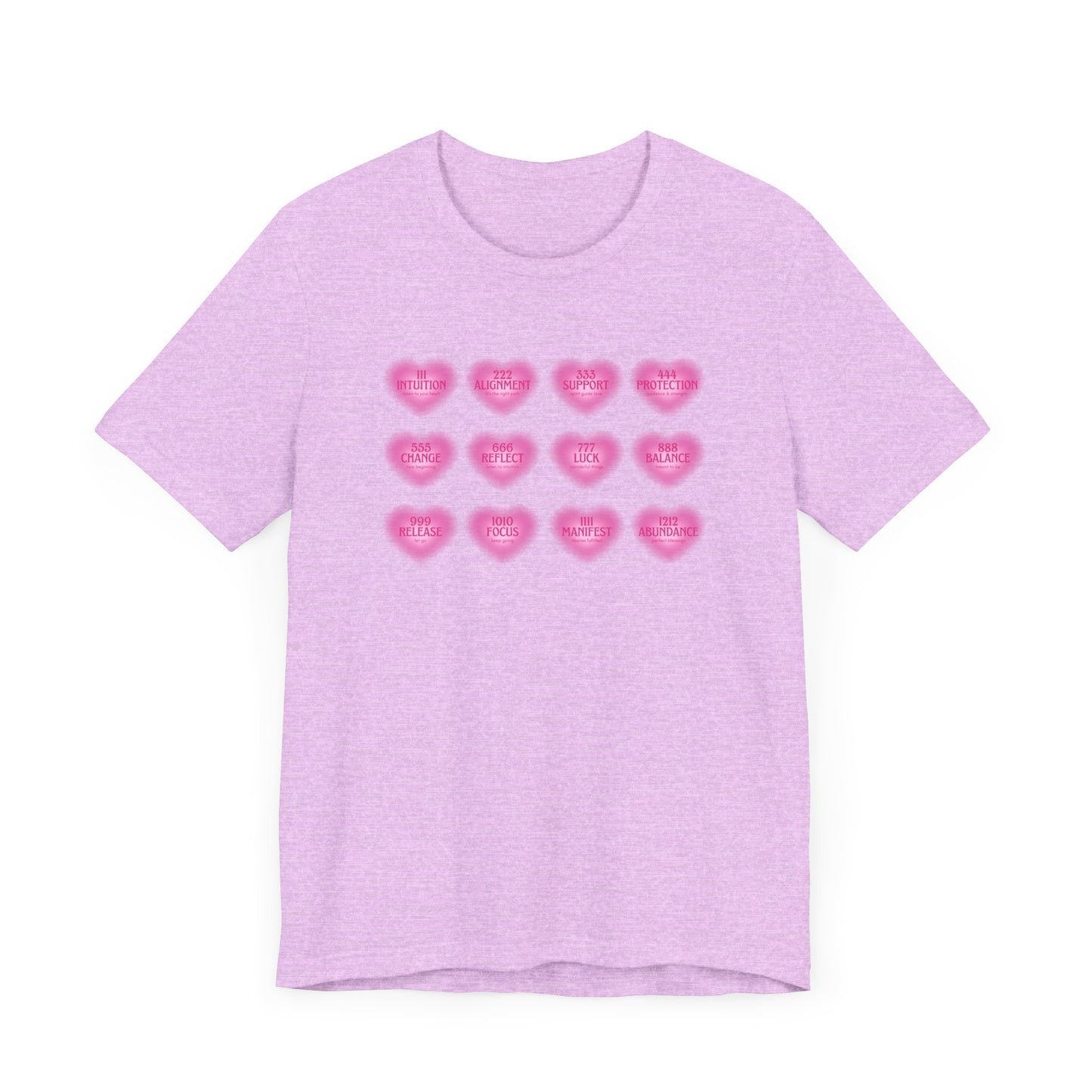 Angel numbers, angel number chart, blessings, Jersey Short Sleeve Tee