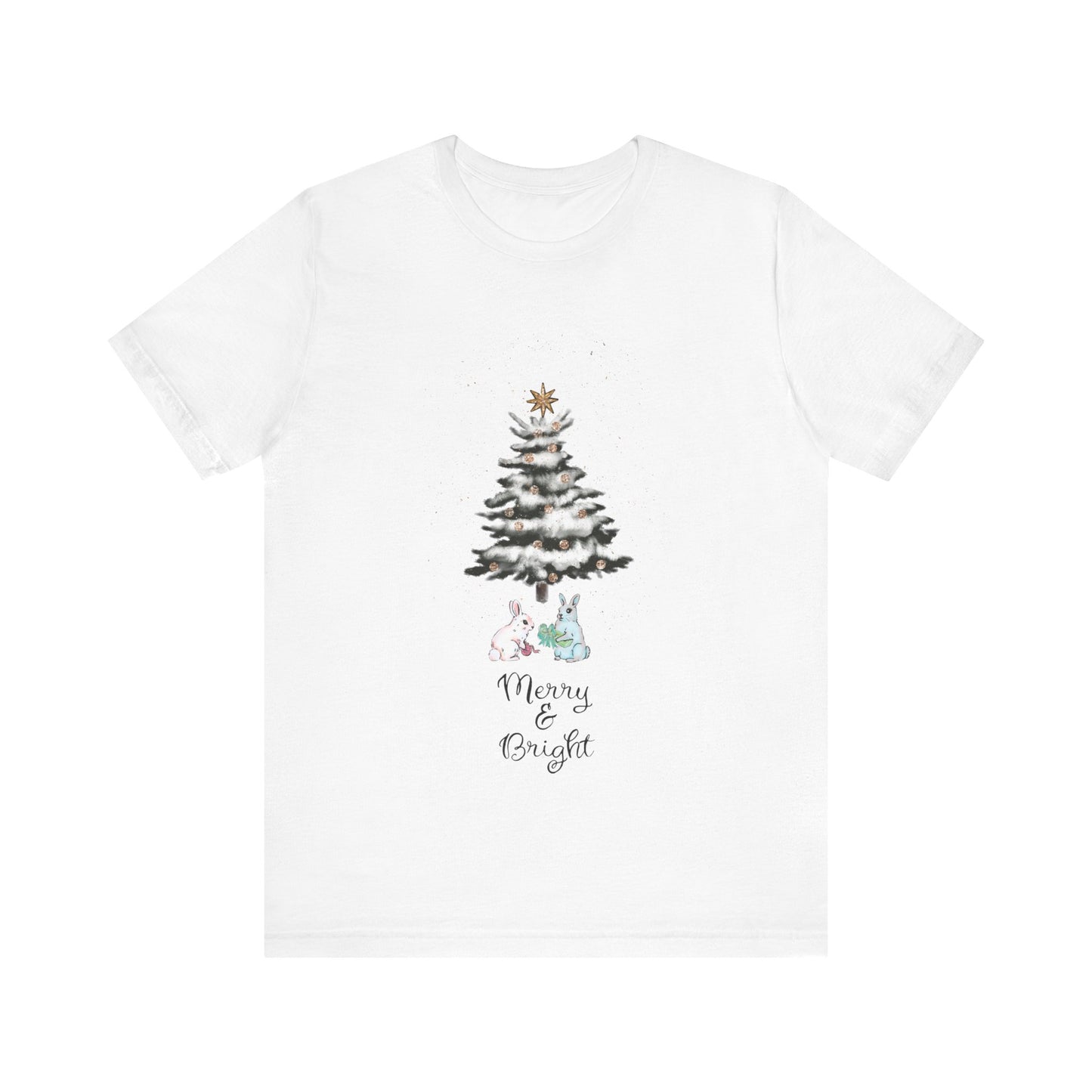 Merry and Bright, Womens Christmas tee, Christmas shirt, Christmas Pajamas Women, Holiday Sweater For Women, Christmas tshirt