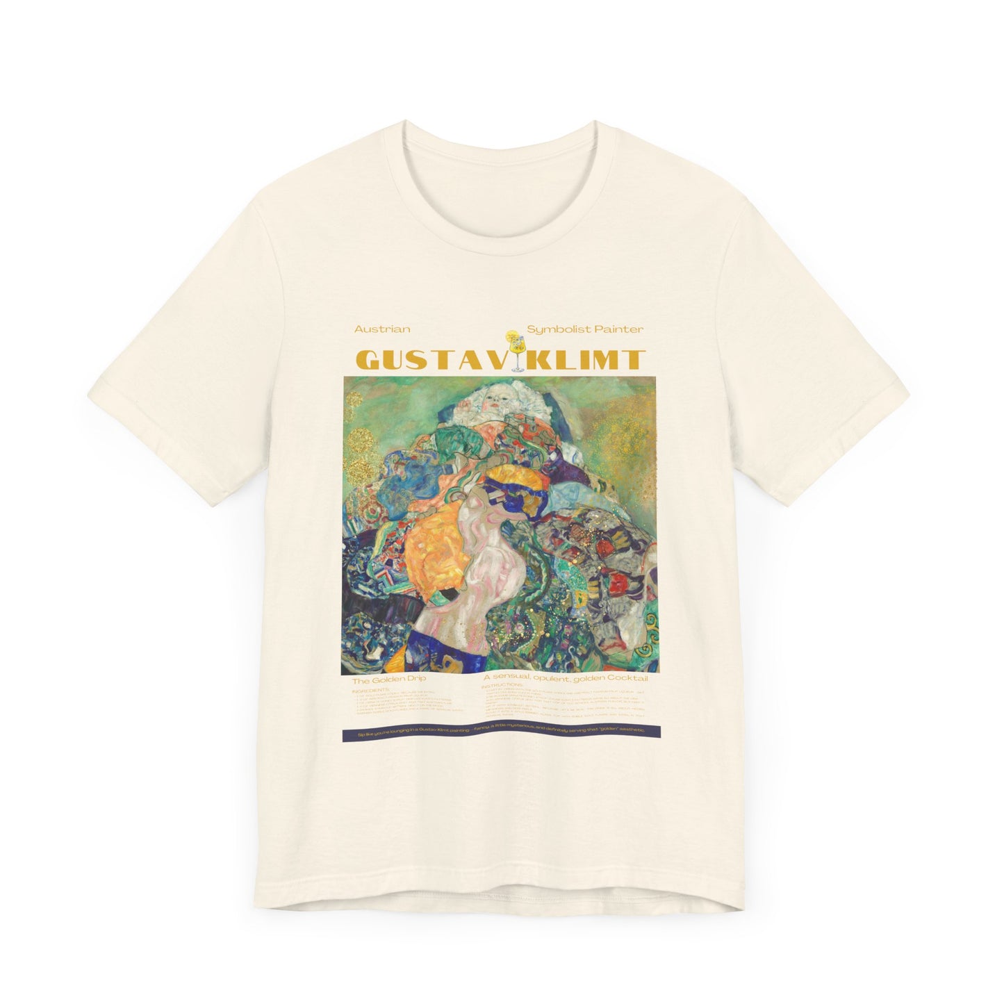 Gustav Klimt, art lover, art collector, austrian artist, Jersey Short Sleeve Tee