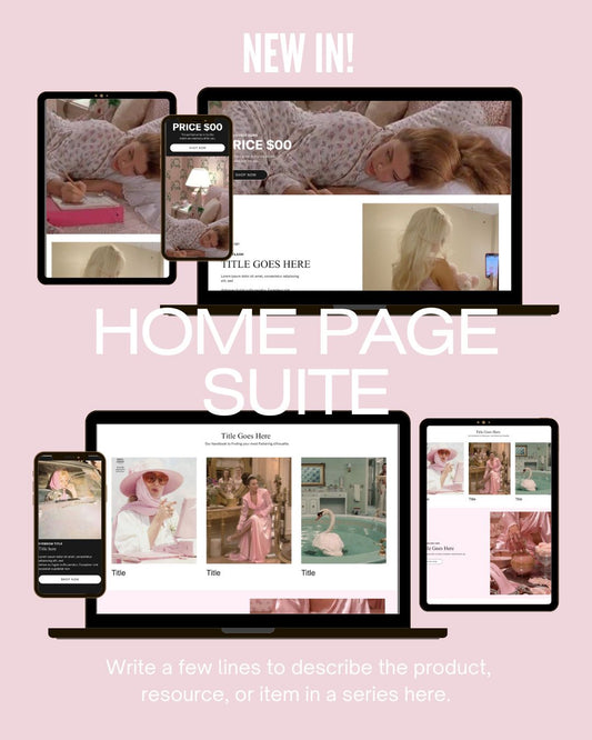 EASY Homepage Template – Mobile + Desktop