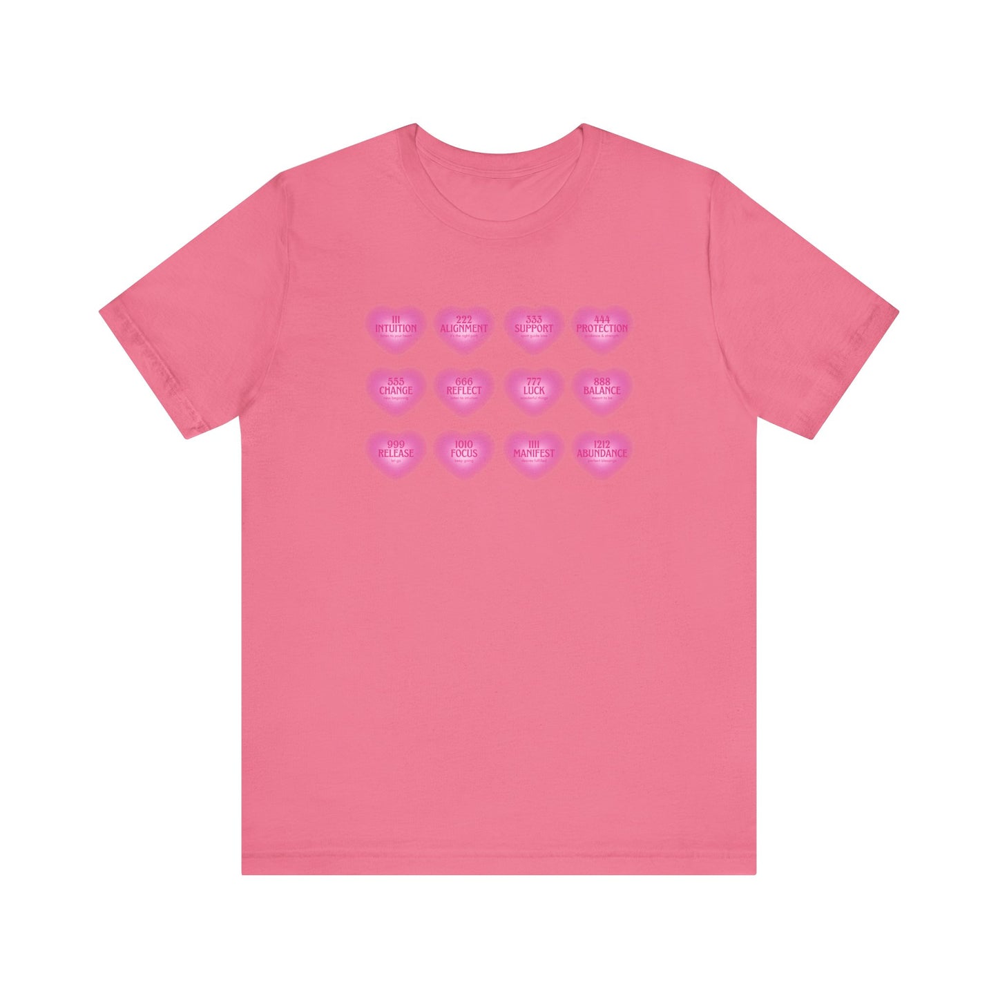 Angel numbers, angel number chart, blessings, Jersey Short Sleeve Tee