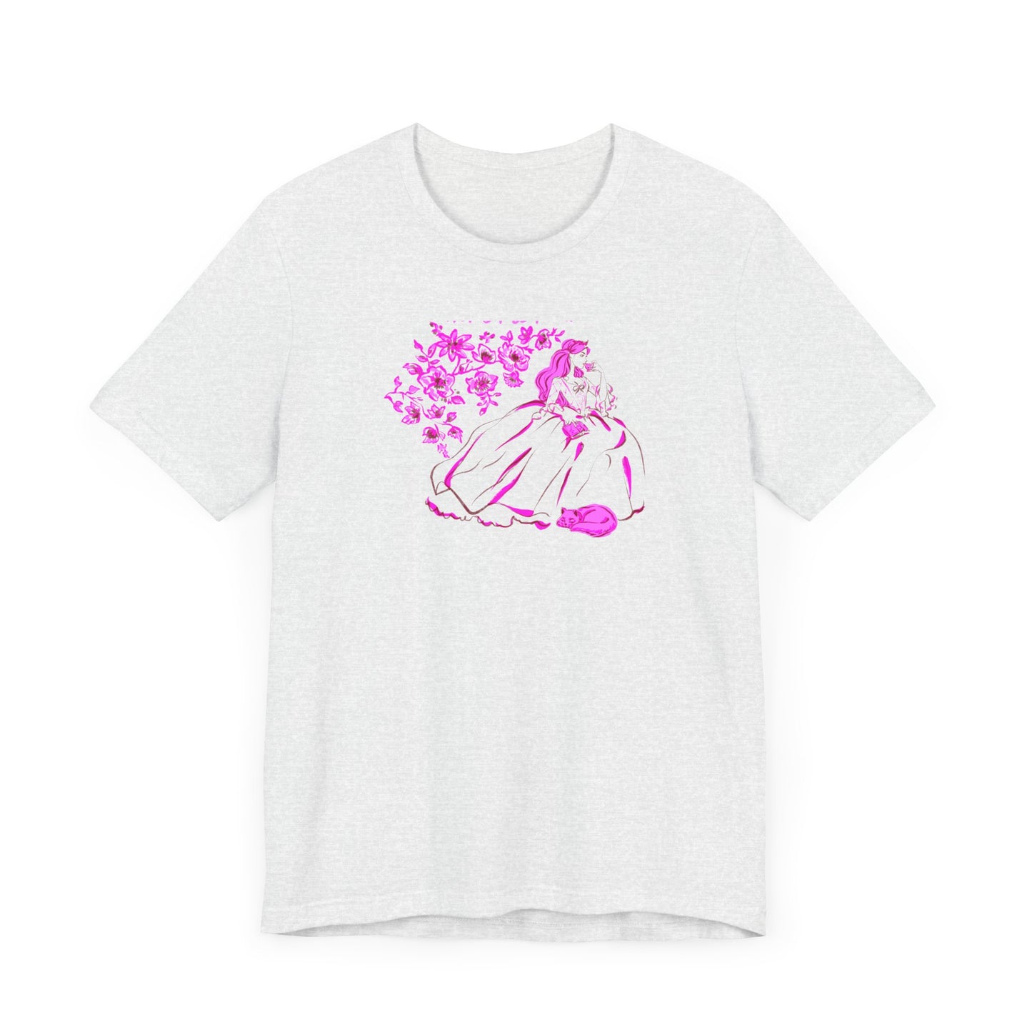 Cat Book shirt, princess, Reading Shirt, Cat Lover T-Shirt, Gift for princess, hot girls read, Book, Bookish Shirt, fairy tale, romancecore