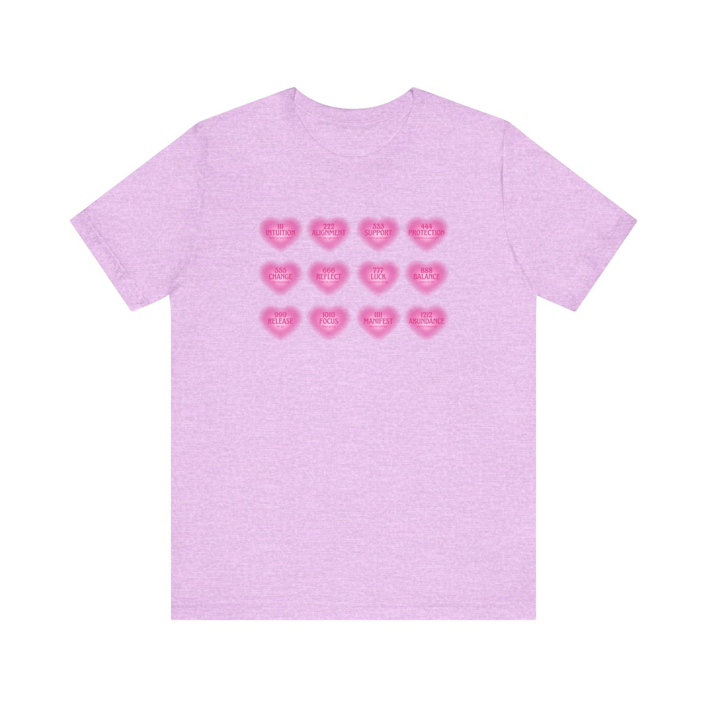 Angel numbers, angel number chart, blessings, Jersey Short Sleeve Tee