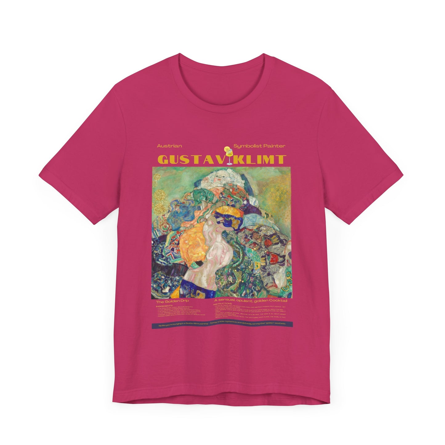 Gustav Klimt, art lover, art collector, austrian artist, Jersey Short Sleeve Tee