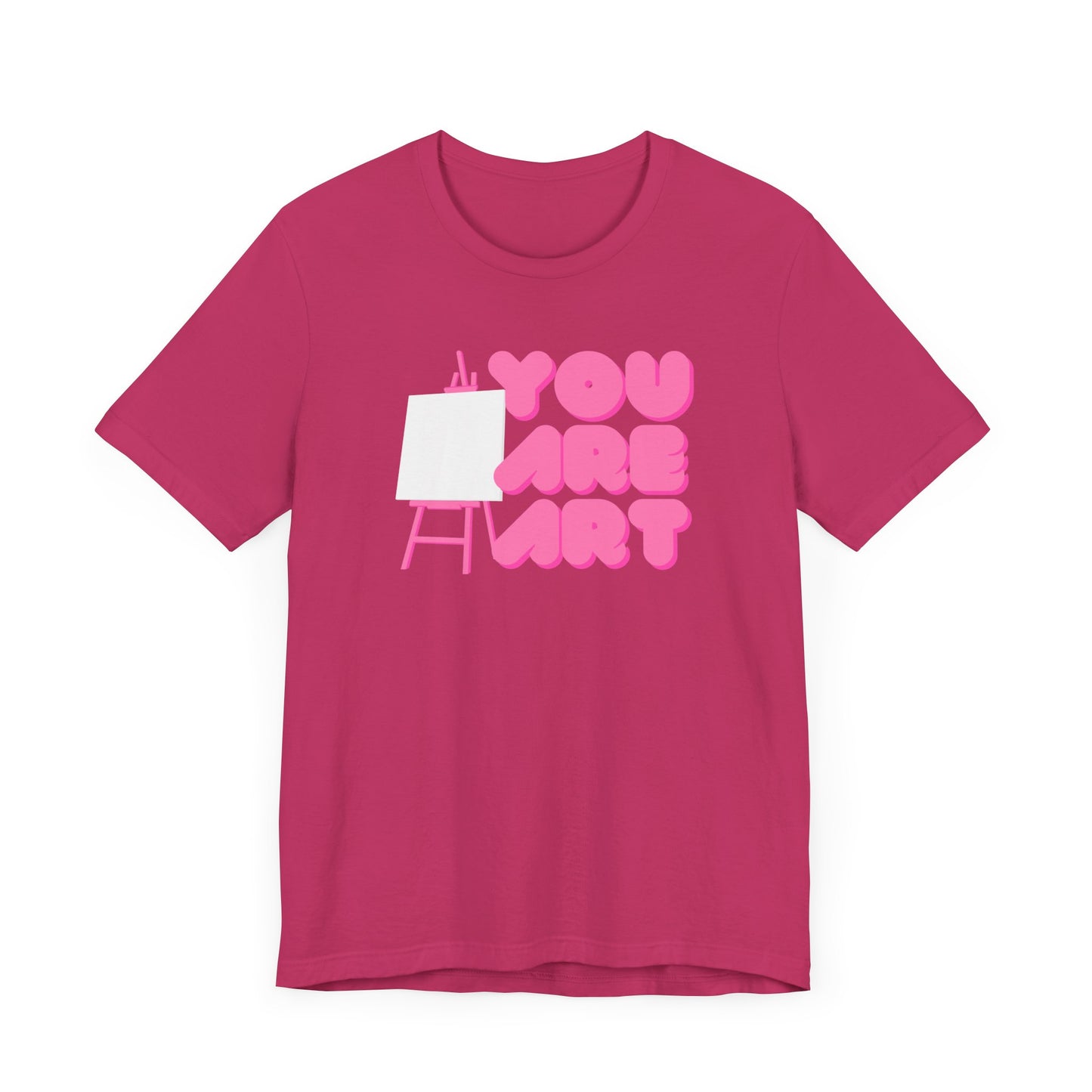 You are art, art teacher gift, art lover, Jersey Short Sleeve Tee