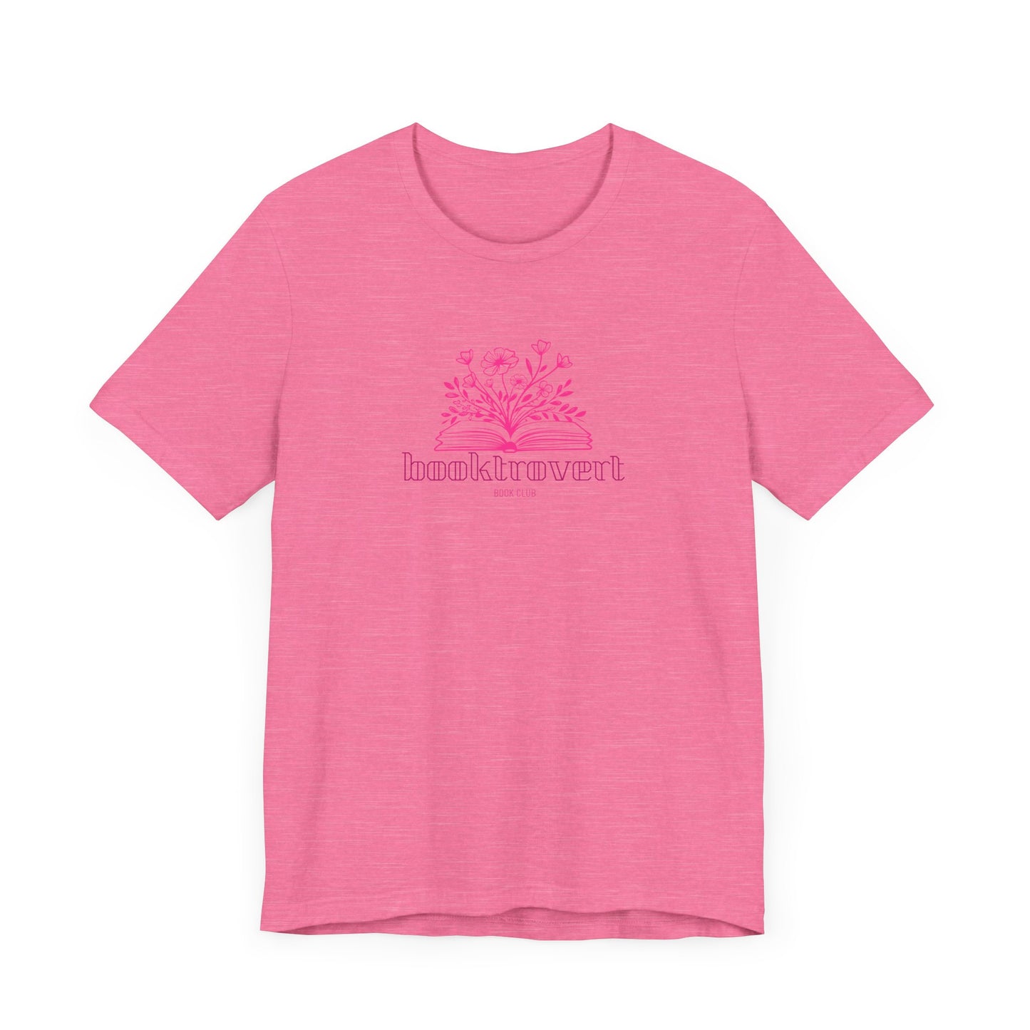 Booktrovert, introvert, book lover, gift for book girlies, Jersey Short Sleeve Tee