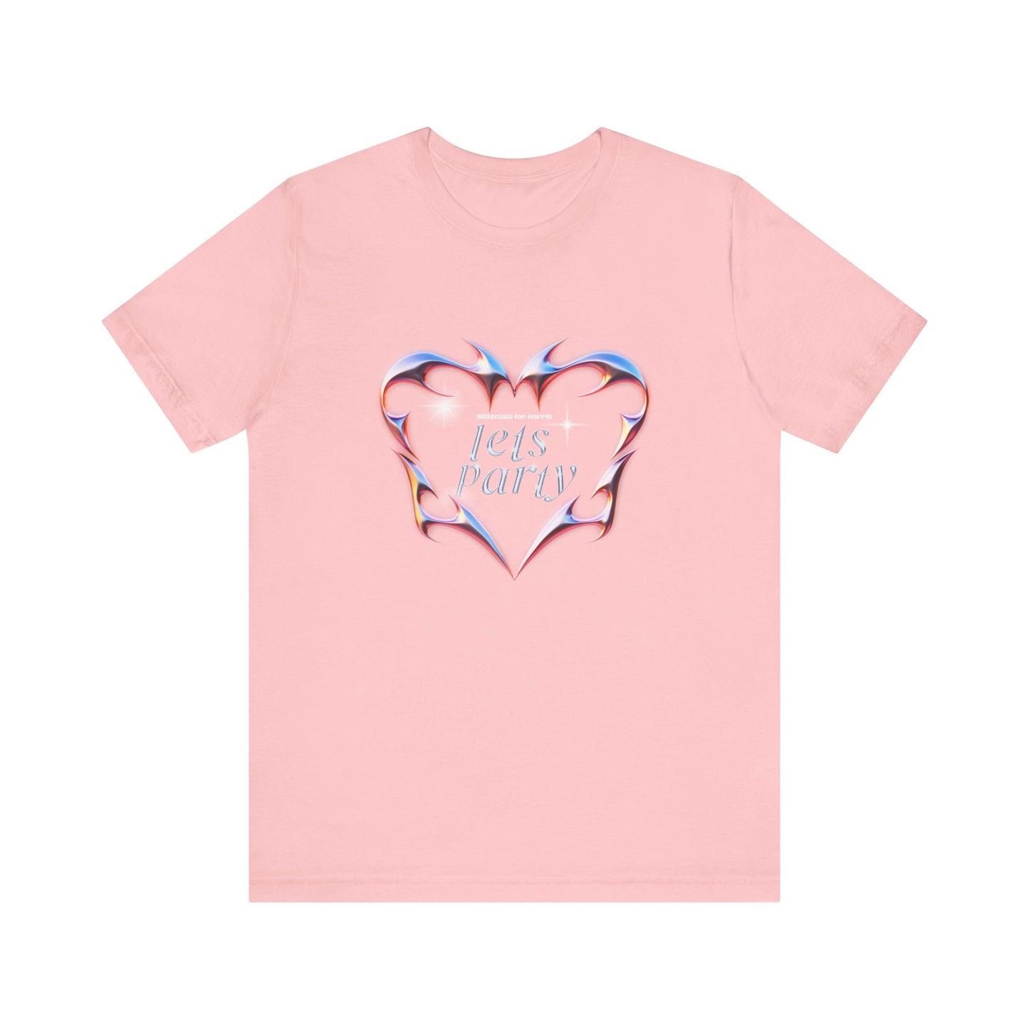 Graphic T-Shirt, Millennial Let's Party Kamala Harris Unisex Tee, Election Campaign, Vote for Kamala, Political Activism Shirt, Harris
