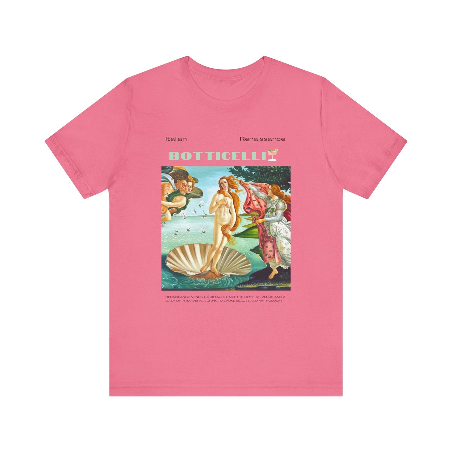 Botticelli, art lover, italian renaissance, Jersey Short Sleeve Tee