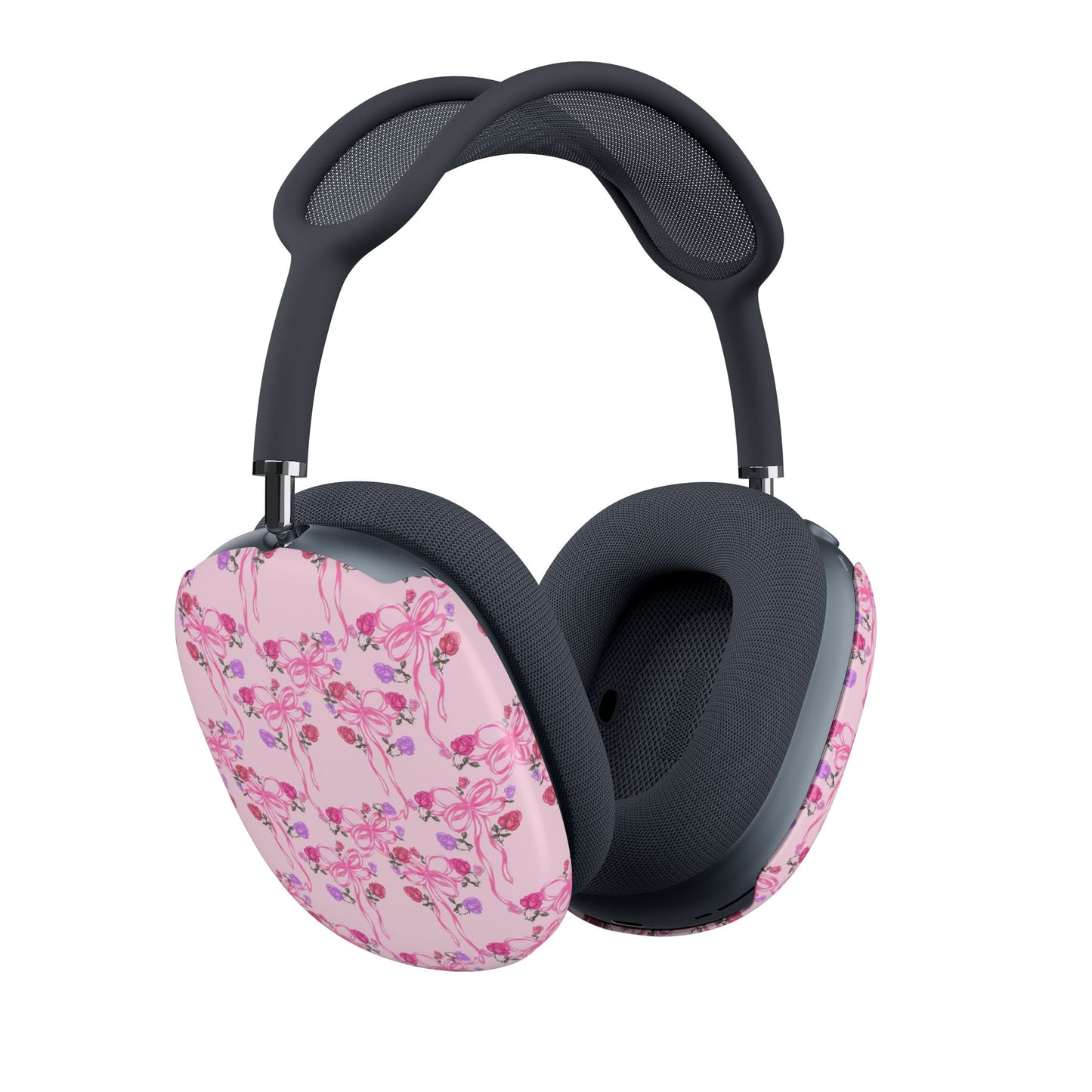 Pink Floral Pattern AirPod Max Case | Floral Ear Cup Covers