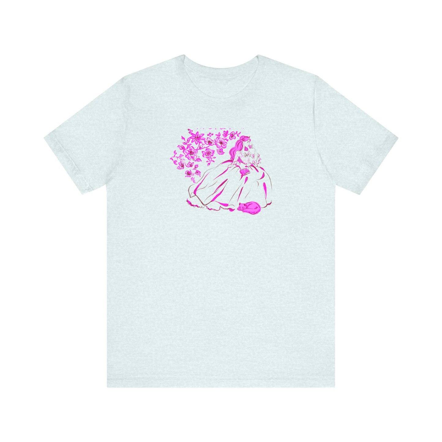 Cat Book shirt, princess, Reading Shirt, Cat Lover T-Shirt, Gift for princess, hot girls read, Book, Bookish Shirt, fairy tale, romancecore