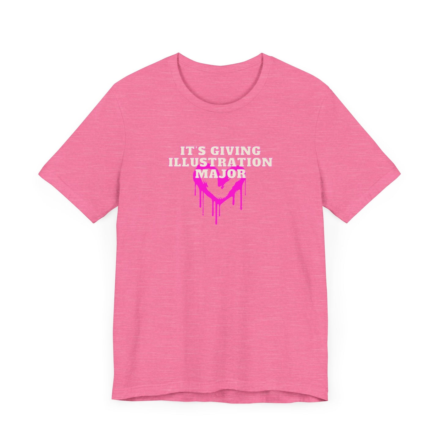 its giving illustration major, art major, art lover, illustrator, Jersey Short Sleeve Tee