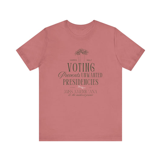 Voting Prevents Unwanted Presidencies T-Shirt, Kamala Harris Shirt