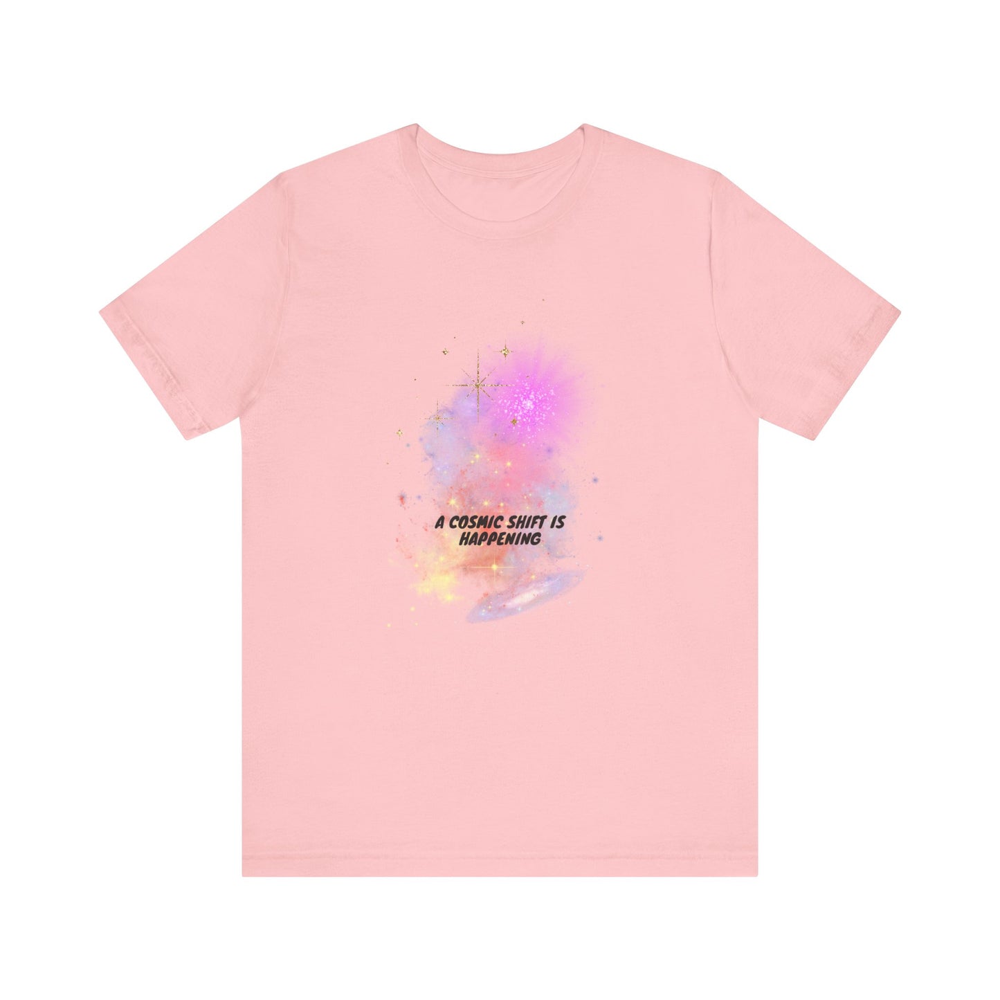 a cosmic shift is happening, Jersey Short Sleeve Tee