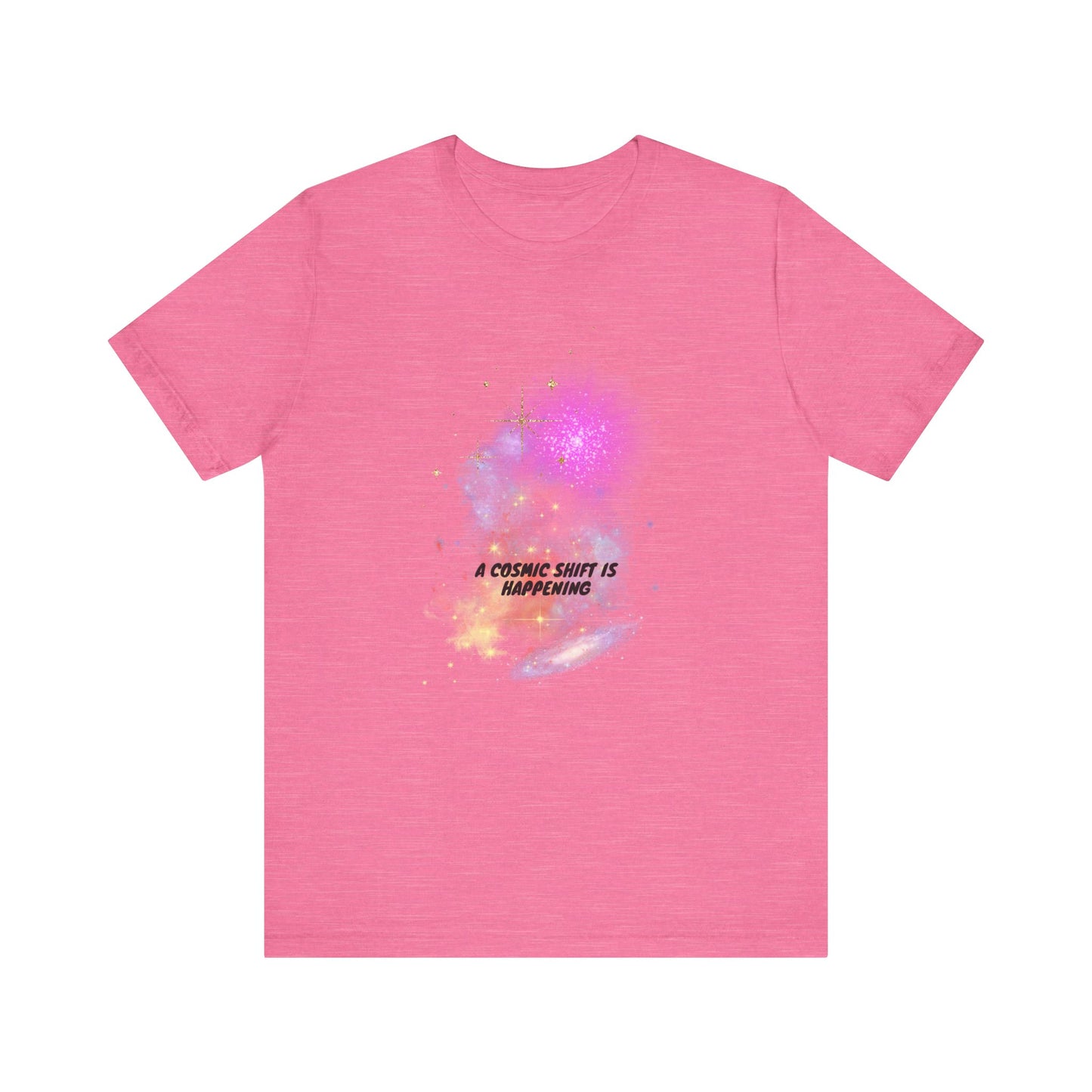 a cosmic shift is happening, Jersey Short Sleeve Tee