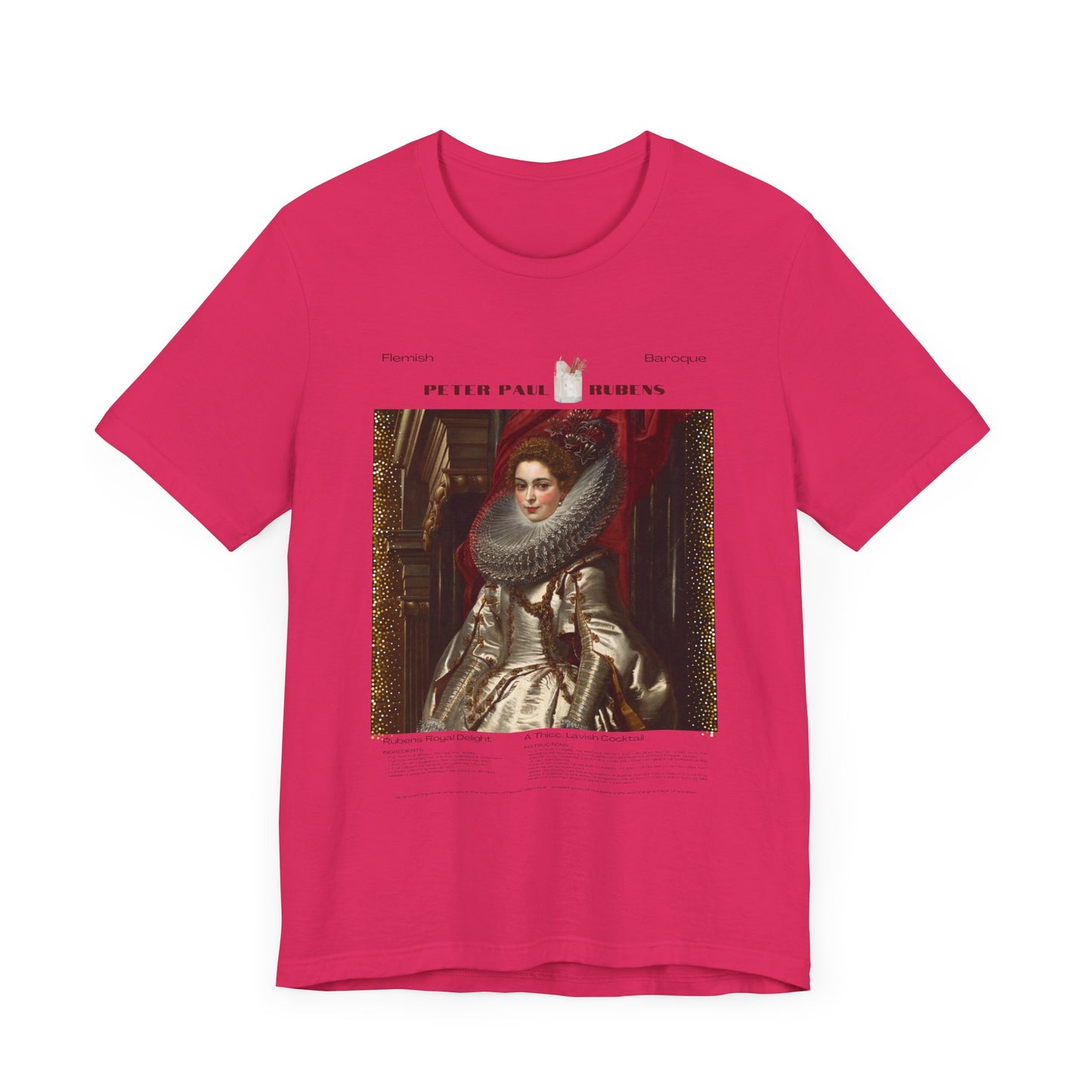 Rubens Artist, painter gift, art lover, Jersey Short Sleeve Tee