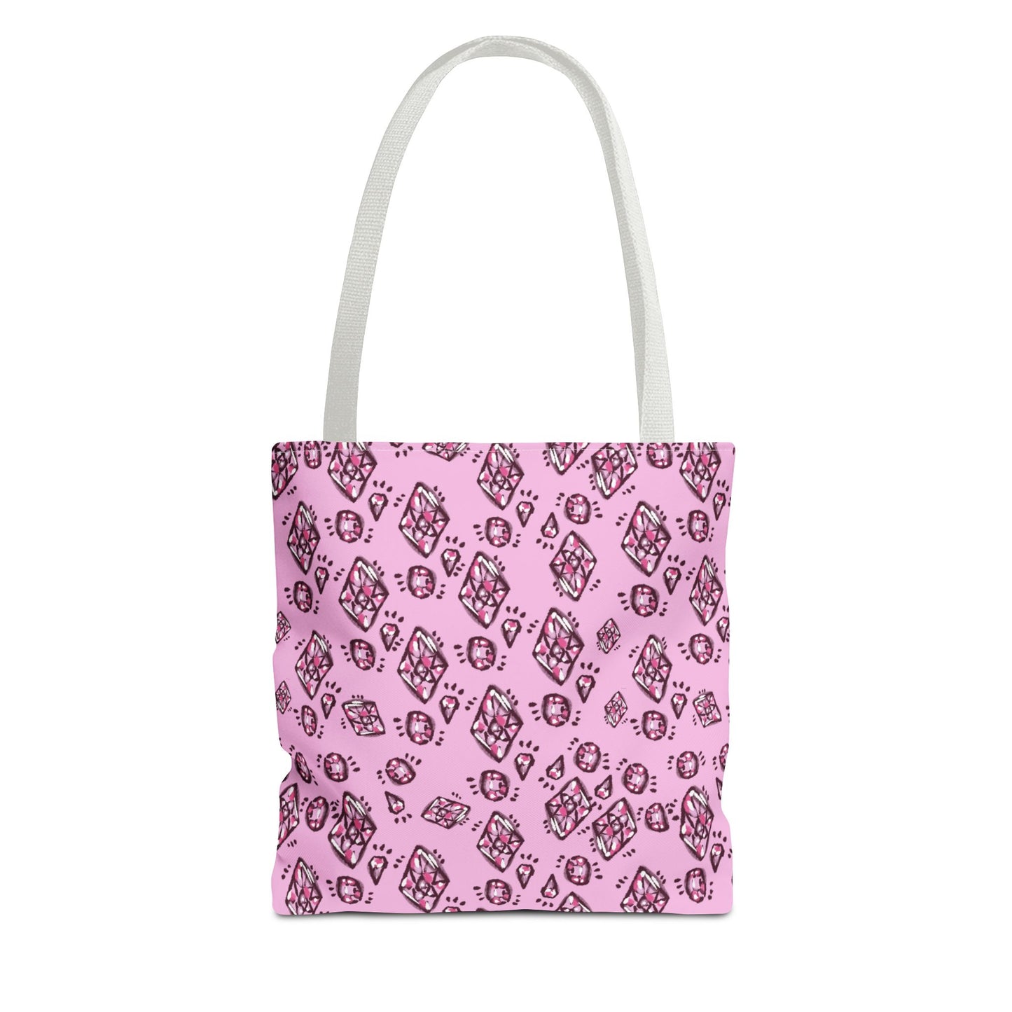 Pink Floral Butterfly Tote Bag – Cute All-Over-Print Shopper