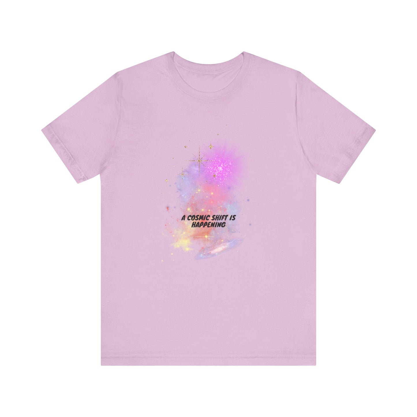a cosmic shift is happening, Jersey Short Sleeve Tee