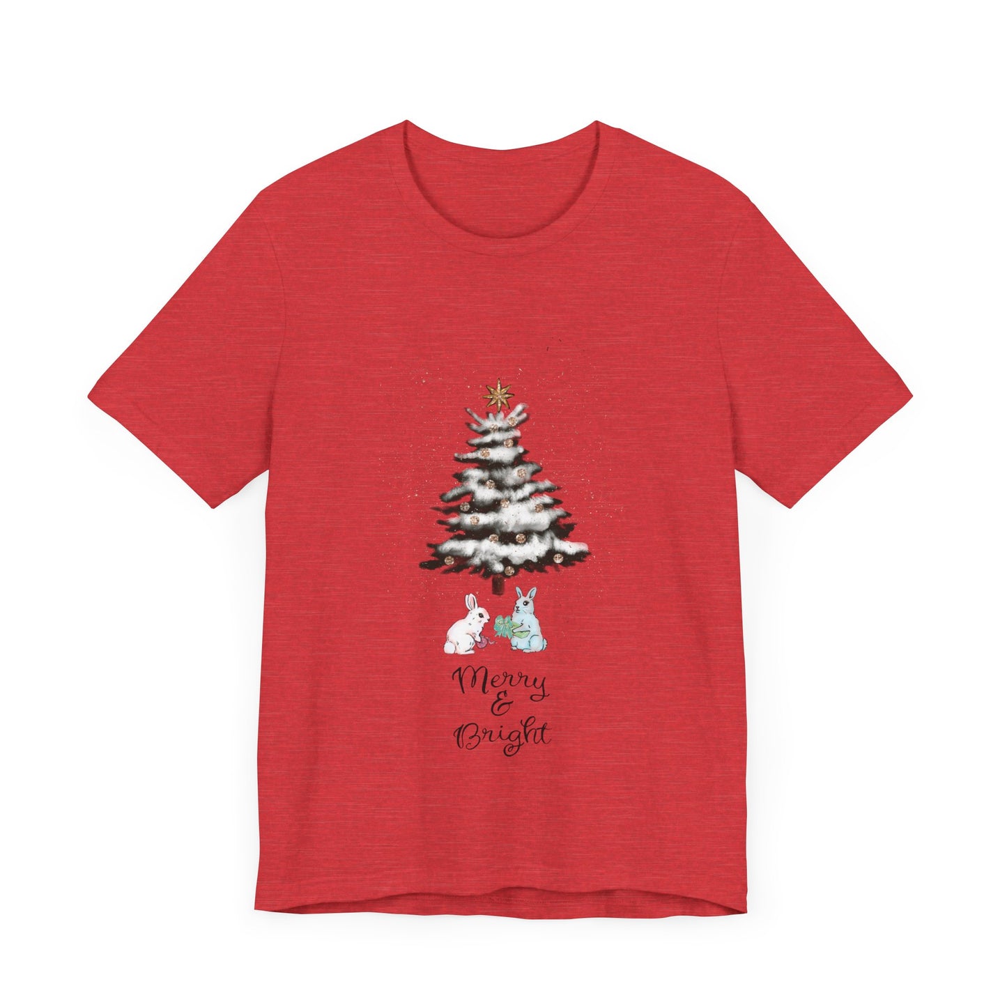 Merry and Bright, Womens Christmas tee, Christmas shirt, Christmas Pajamas Women, Holiday Sweater For Women, Christmas tshirt
