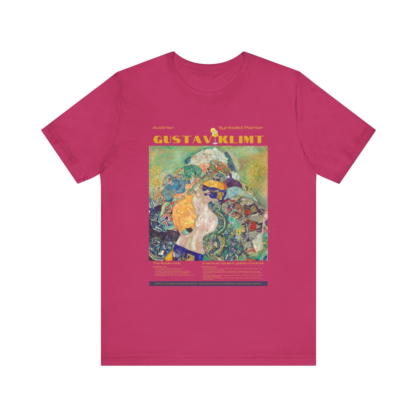 Gustav Klimt, art lover, art collector, austrian artist, Jersey Short Sleeve Tee
