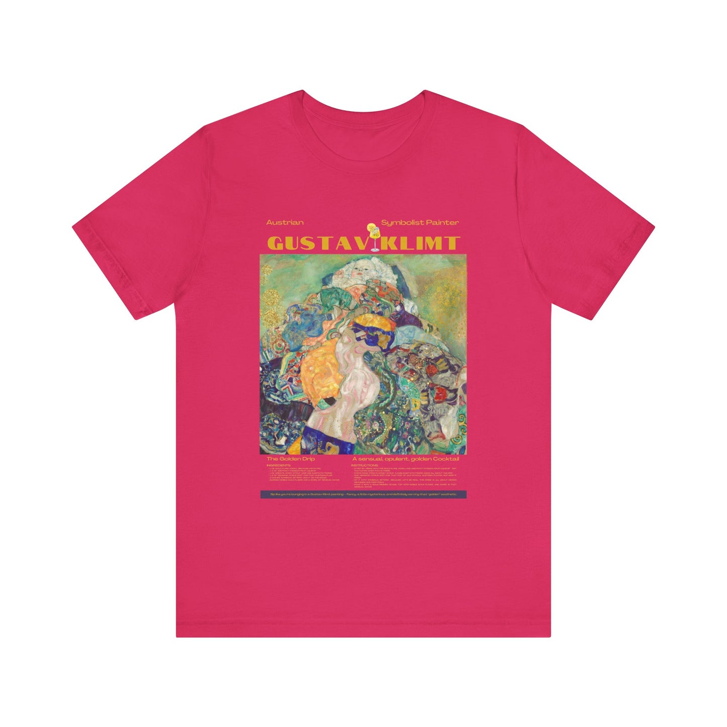 Gustav Klimt, art lover, art collector, austrian artist, Jersey Short Sleeve Tee