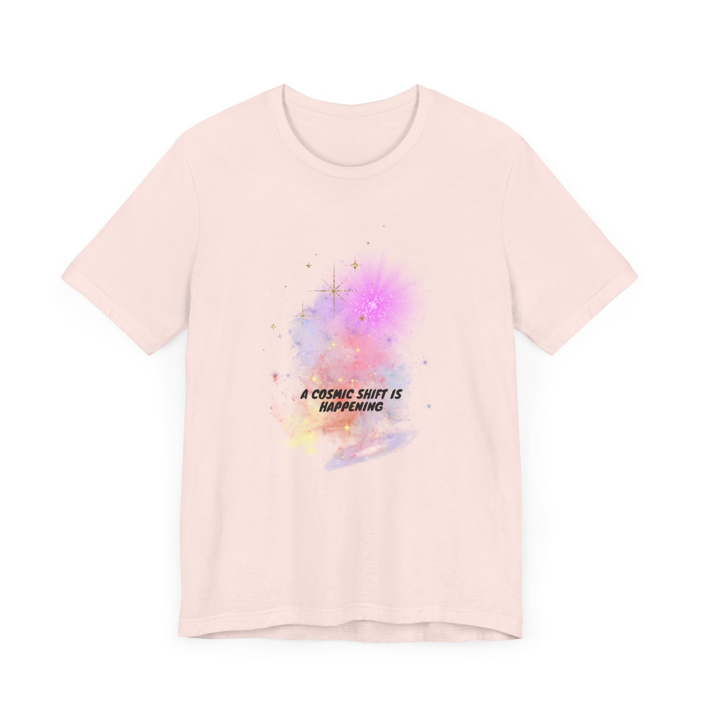 a cosmic shift is happening, Jersey Short Sleeve Tee