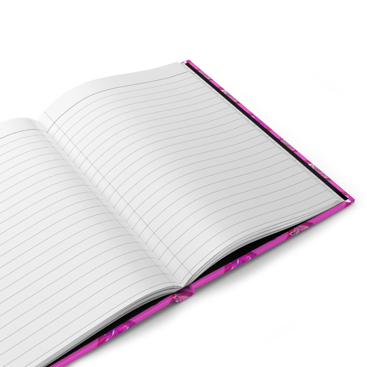 Pink Vintage Rose Hardcover Journal — Floral Pattern Notebook for Notes & Gifts
