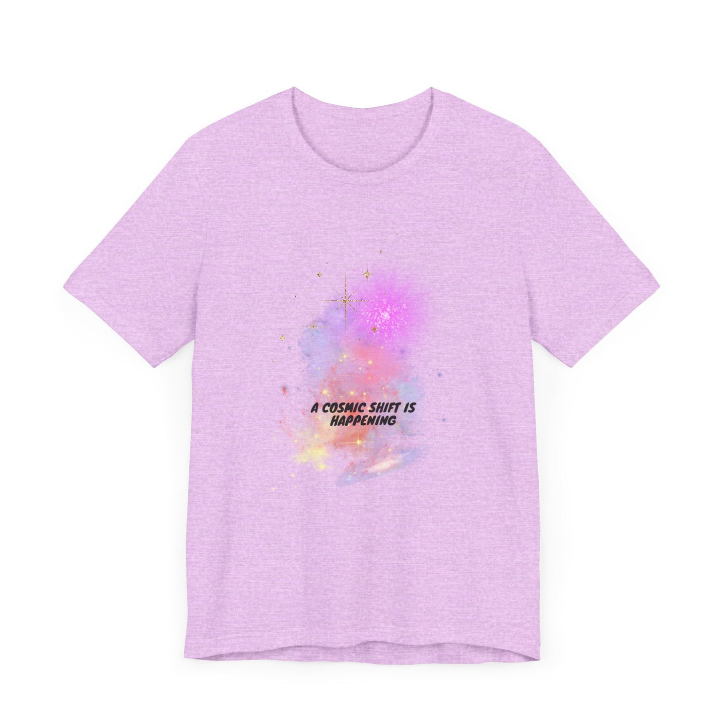 a cosmic shift is happening, Jersey Short Sleeve Tee