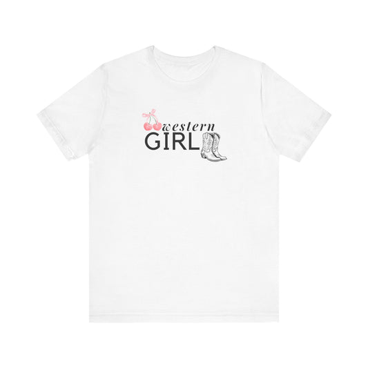 western girl, Jersey Short Sleeve Tee