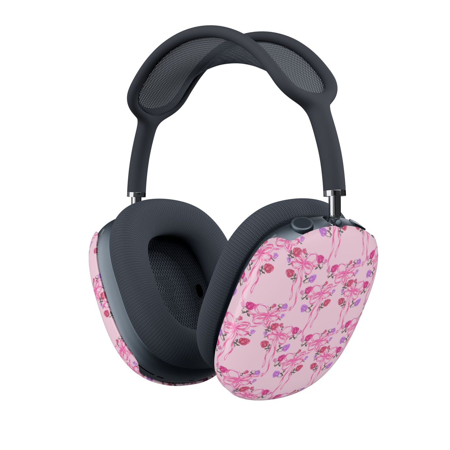 Pink Floral Pattern AirPod Max Case | Floral Ear Cup Covers