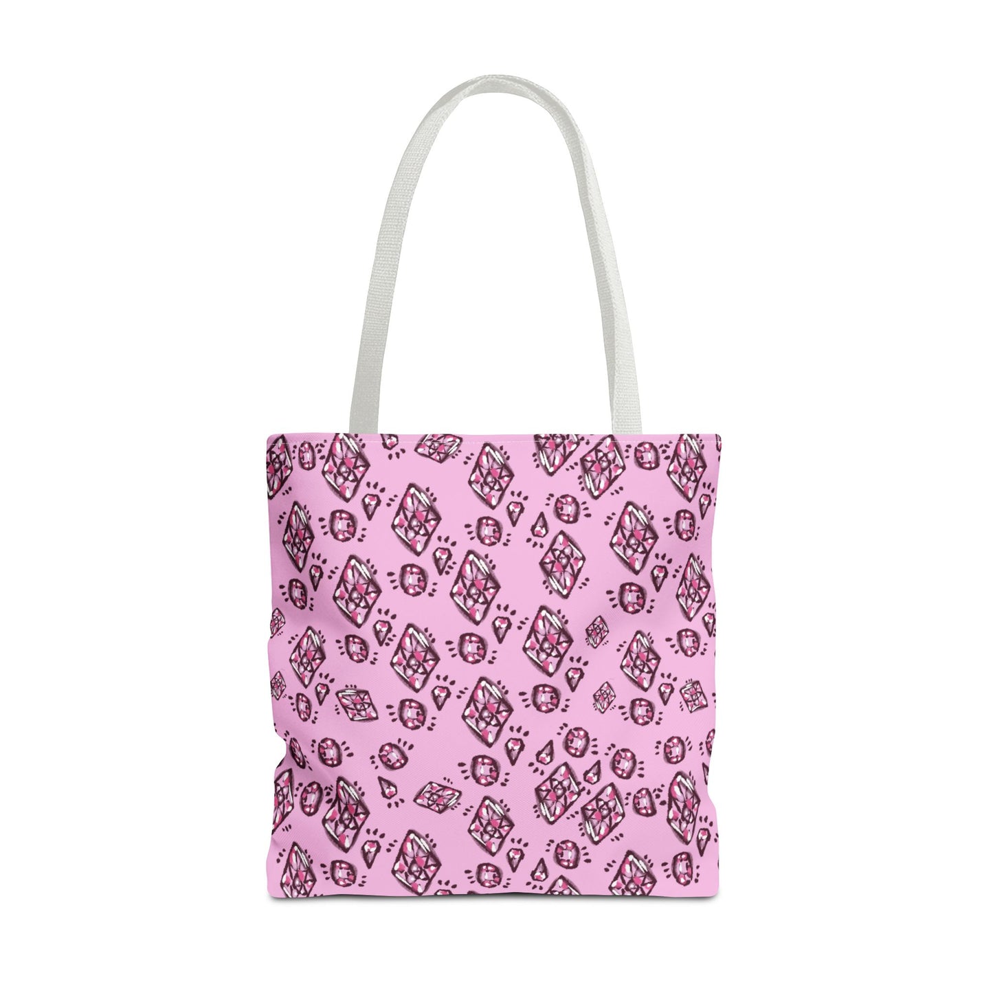 Pink Floral Butterfly Tote Bag – Cute All-Over-Print Shopper