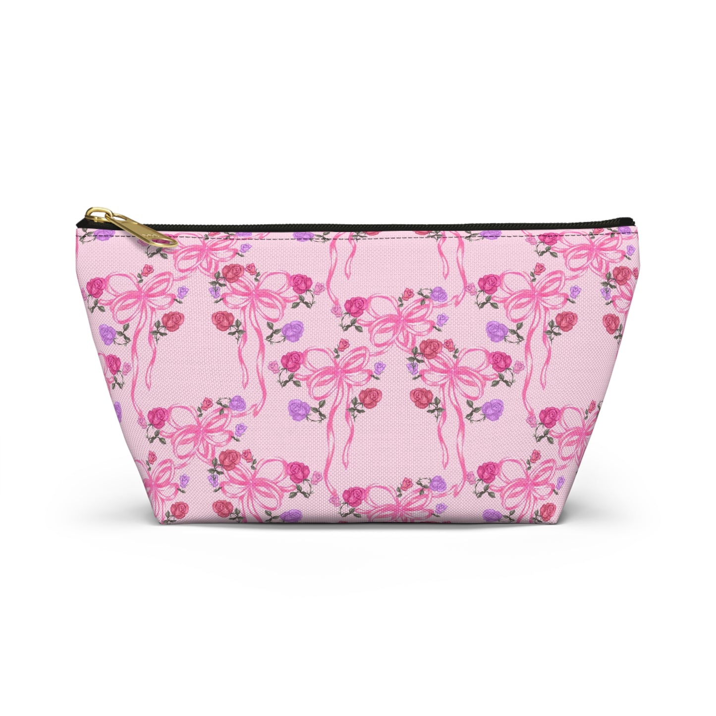 Rococo Garden Hand-Painted Accessory Pouch