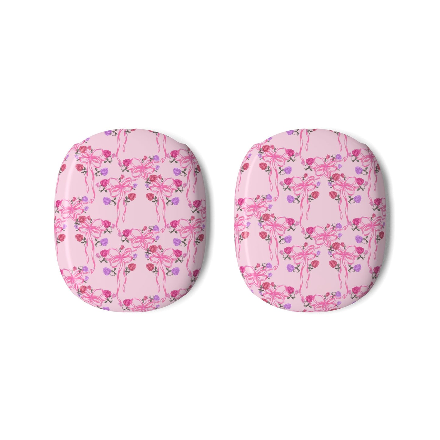Pink Floral Pattern AirPod Max Case | Floral Ear Cup Covers