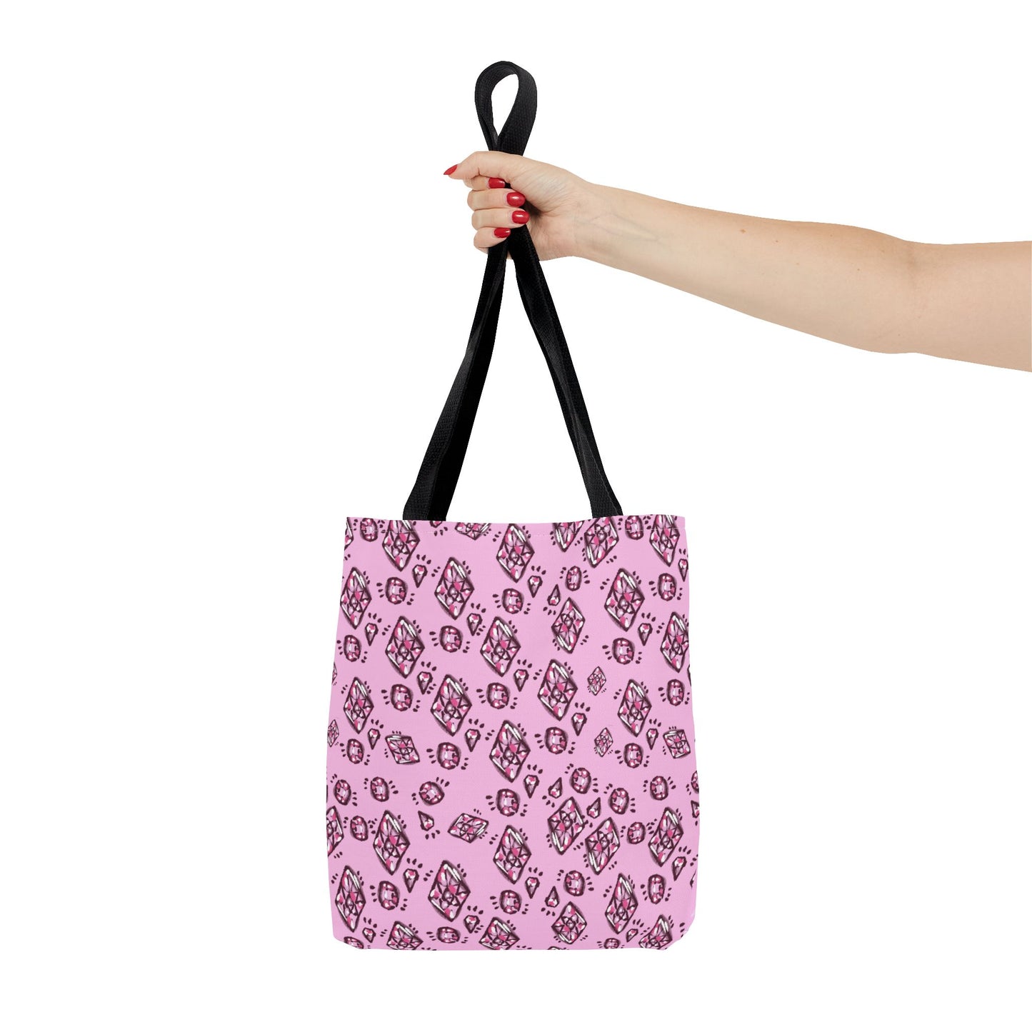 Pink Floral Butterfly Tote Bag – Cute All-Over-Print Shopper