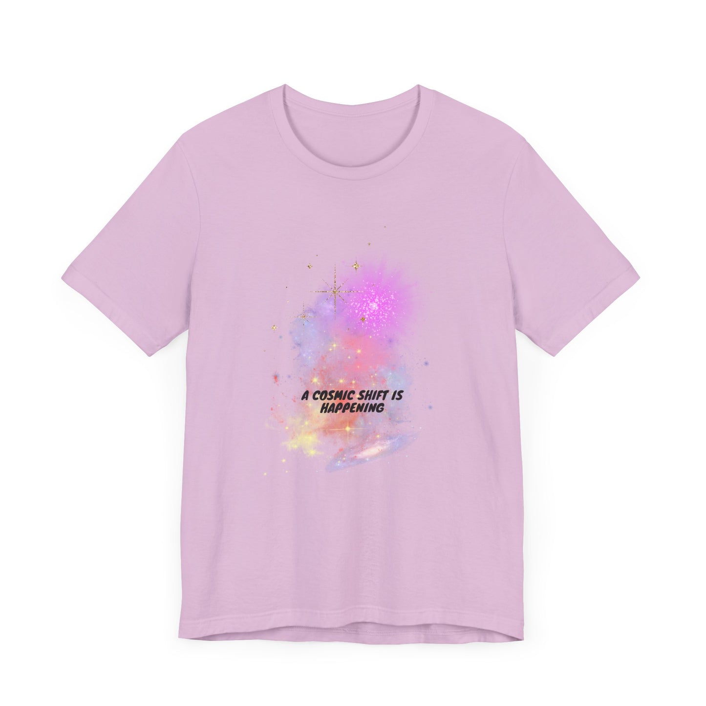 a cosmic shift is happening, Jersey Short Sleeve Tee