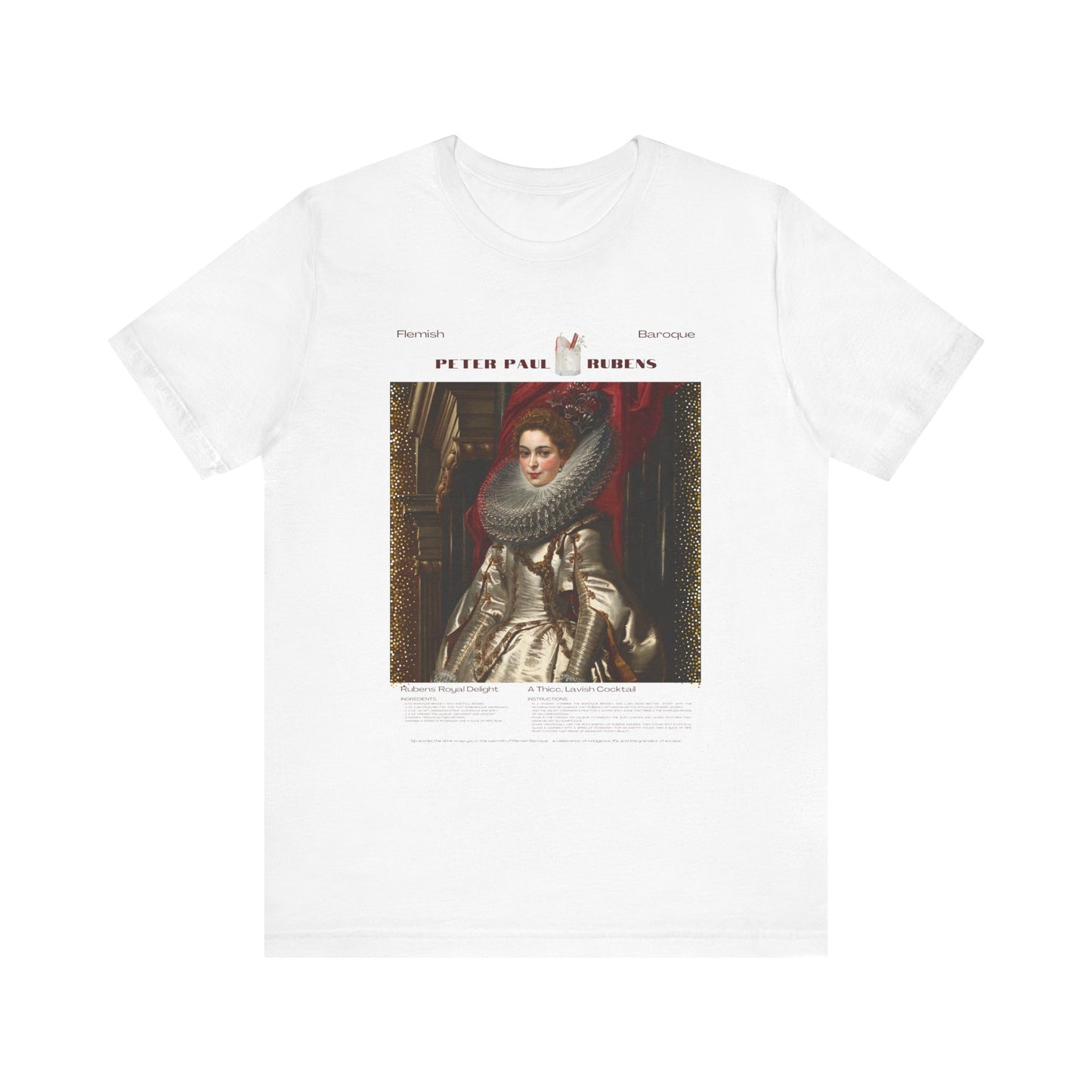 Rubens Artist, painter gift, art lover, Jersey Short Sleeve Tee