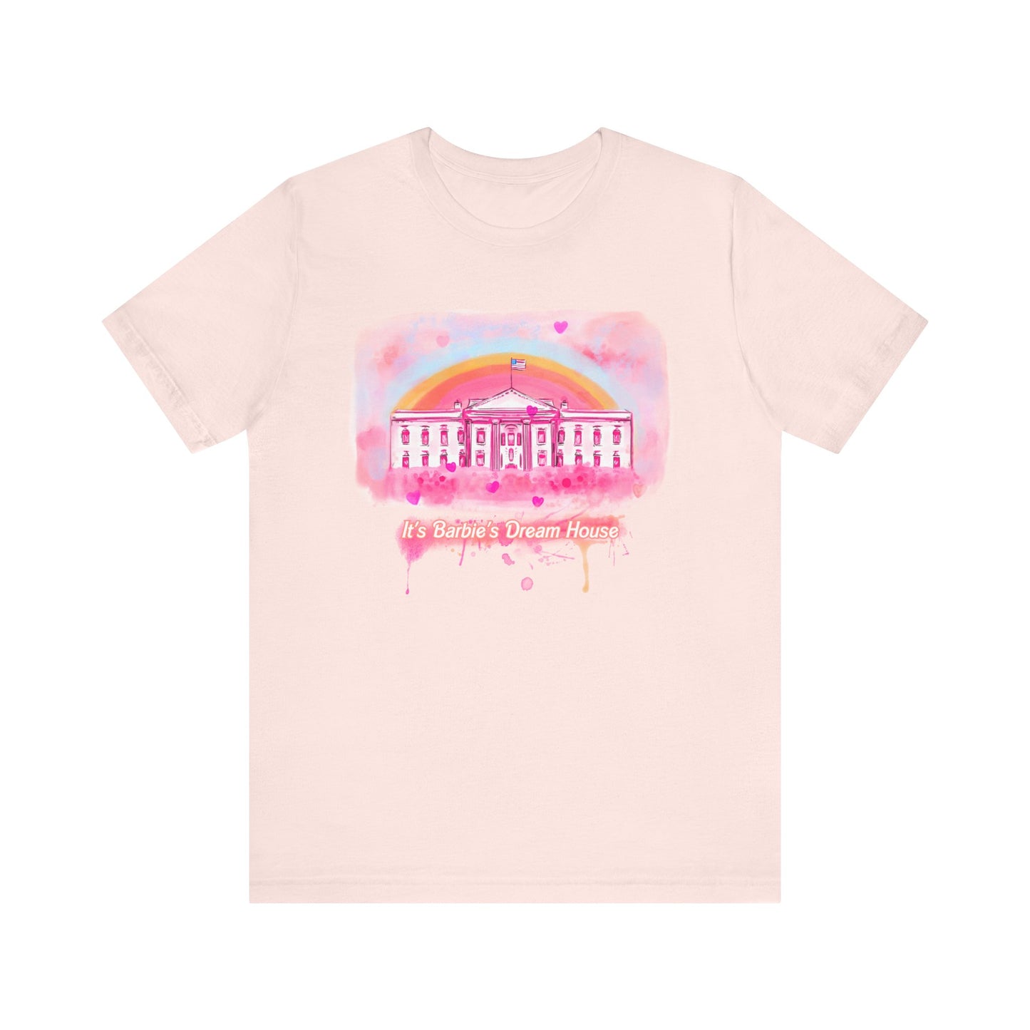 Barbie Dream House White House Unisex Tee, Kamala Harris President Shirt, Political Gift, Feminist Clothing,
